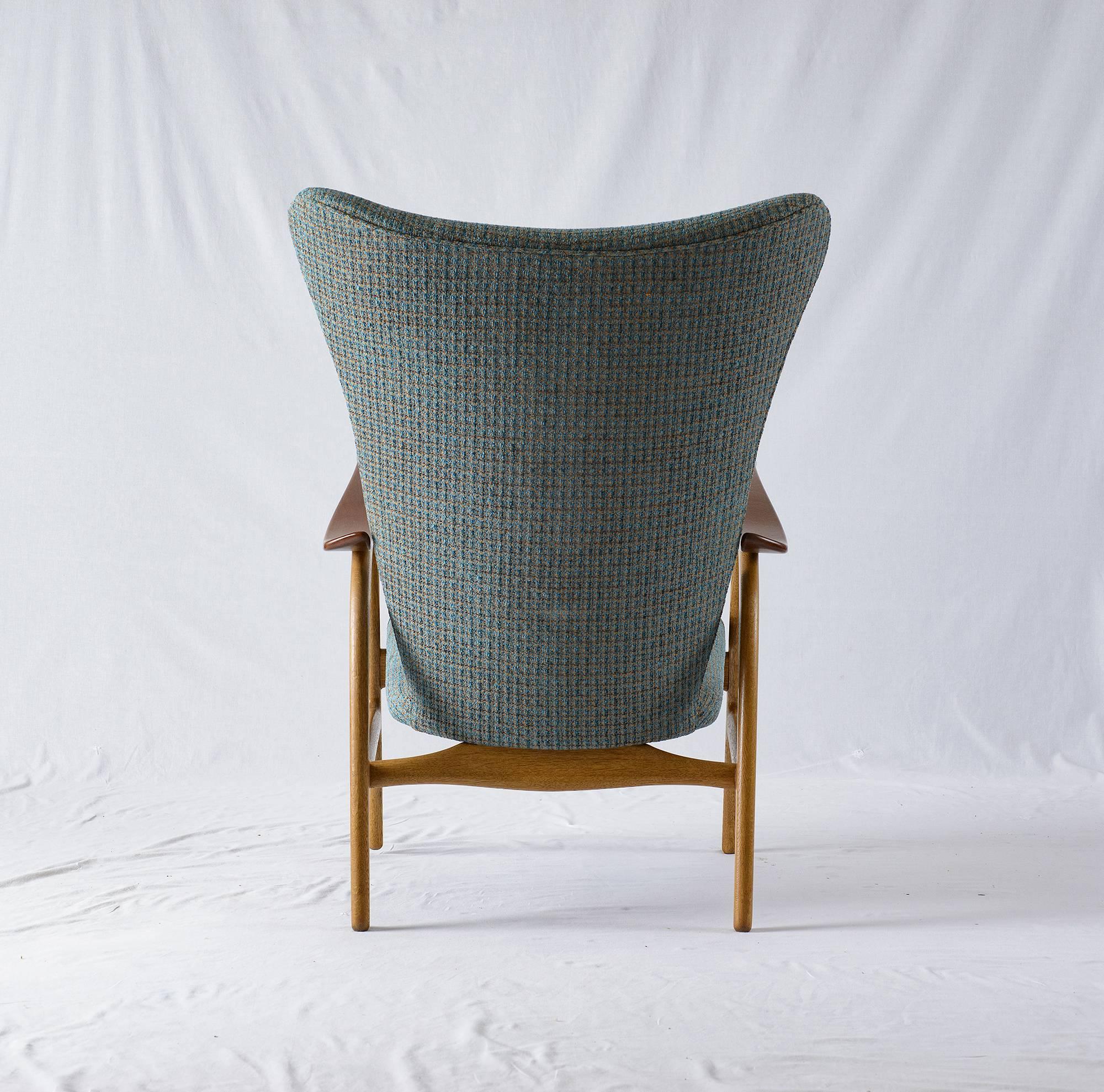 Danish Wingback Lounge Chair 1