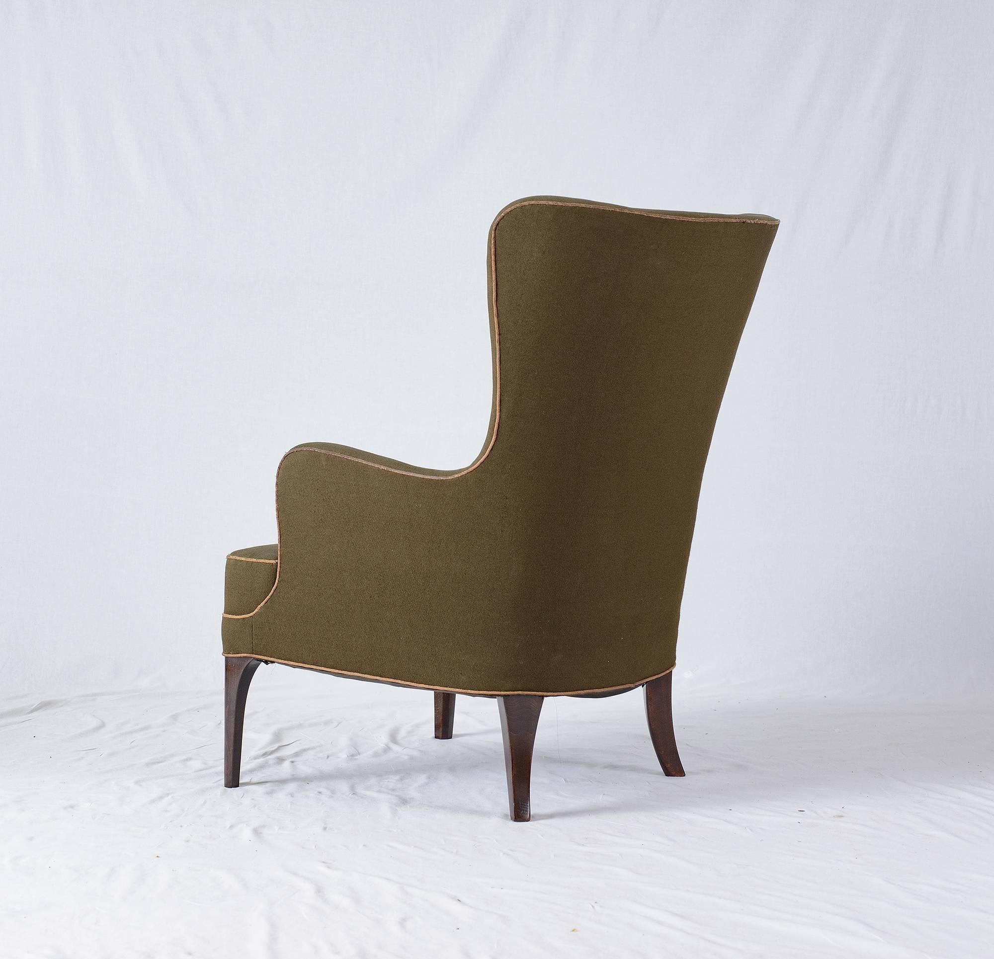 Frits Henningsen High Back Lounge Chair 1