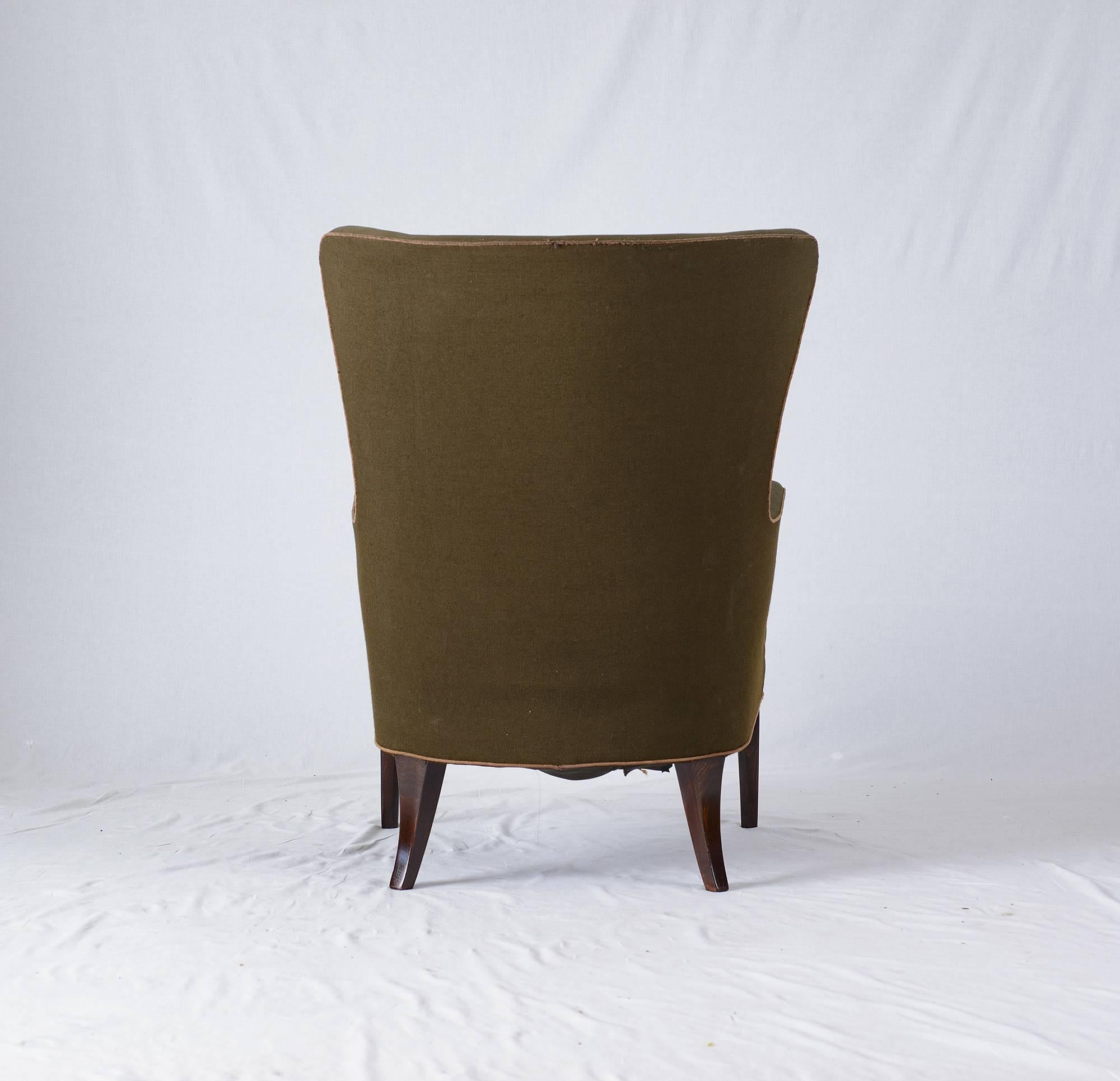 Frits Henningsen High Back Lounge Chair 2