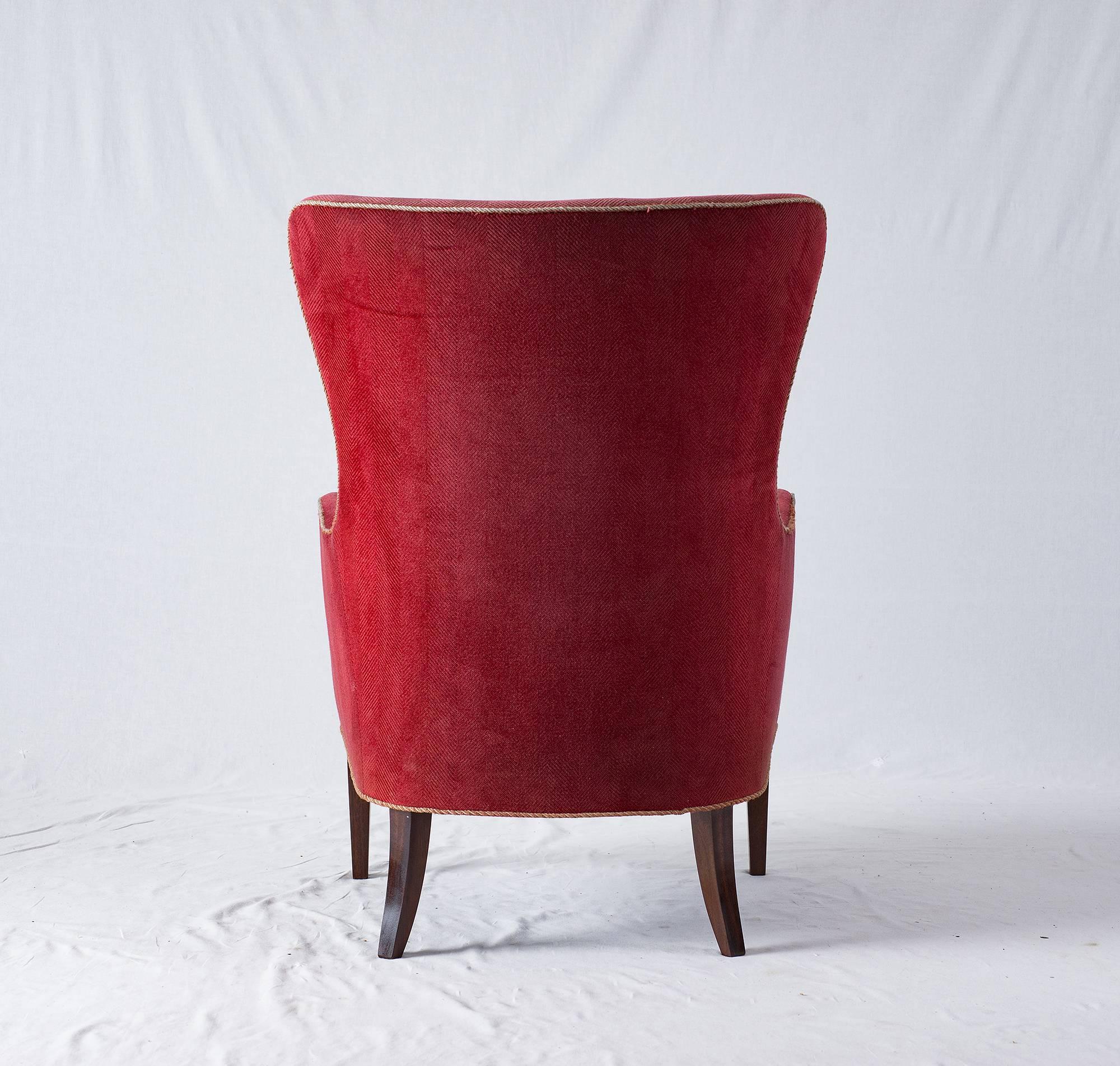 Frits Henningsen High Back Lounge Chair 1
