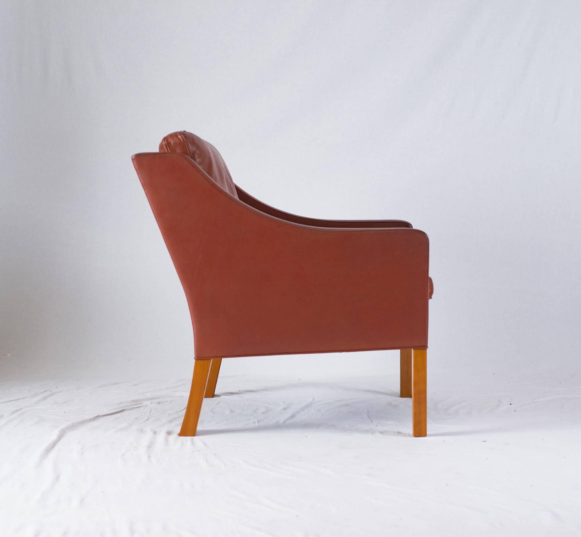 Danish Børge Mogensen Lounge Chair For Sale