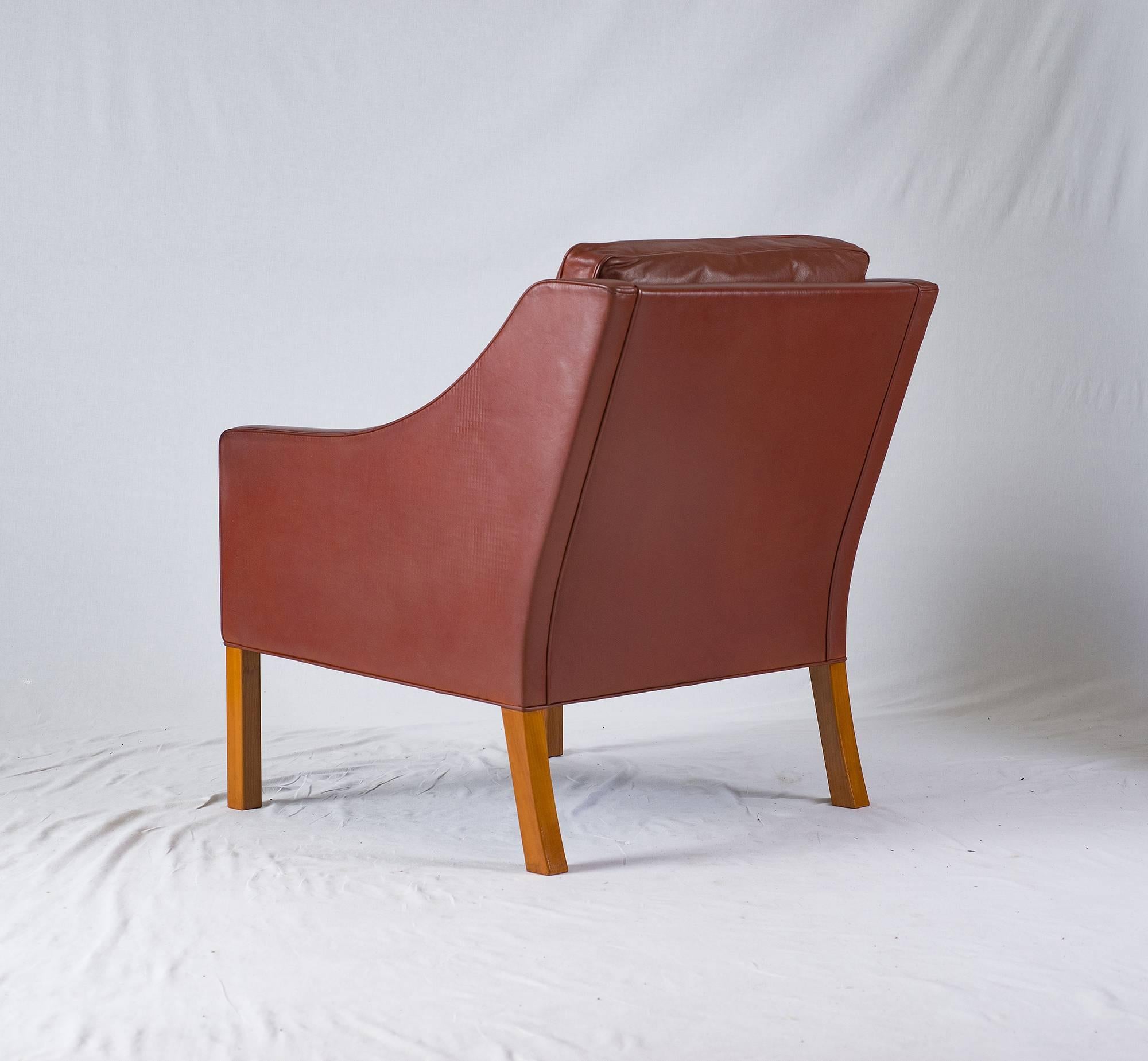 Børge Mogensen Lounge Chair In Good Condition For Sale In Los Angeles, CA