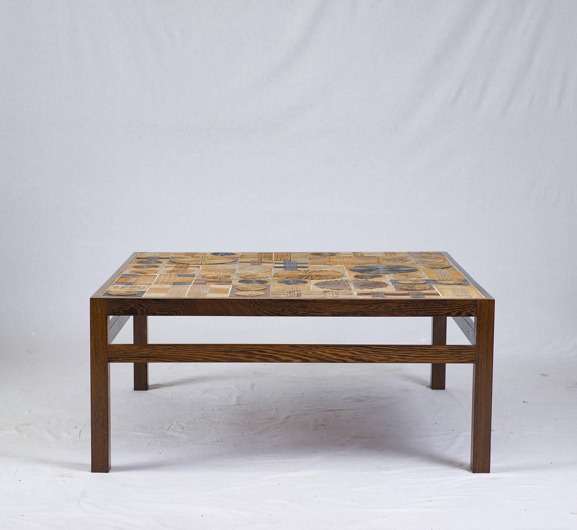 Ceramic Tue Poulsen Tile Coffee Table