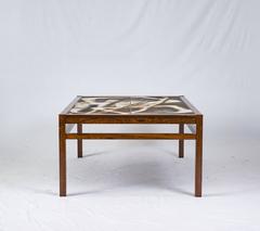 Danish Abstract Tile Coffee Table