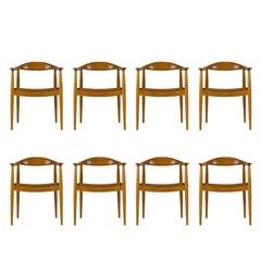 Set of Eight Hans Wegner JH-503 Chairs 12