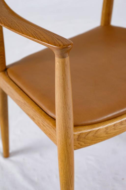 Set of Eight Hans Wegner JH-503 Chairs For Sale 1