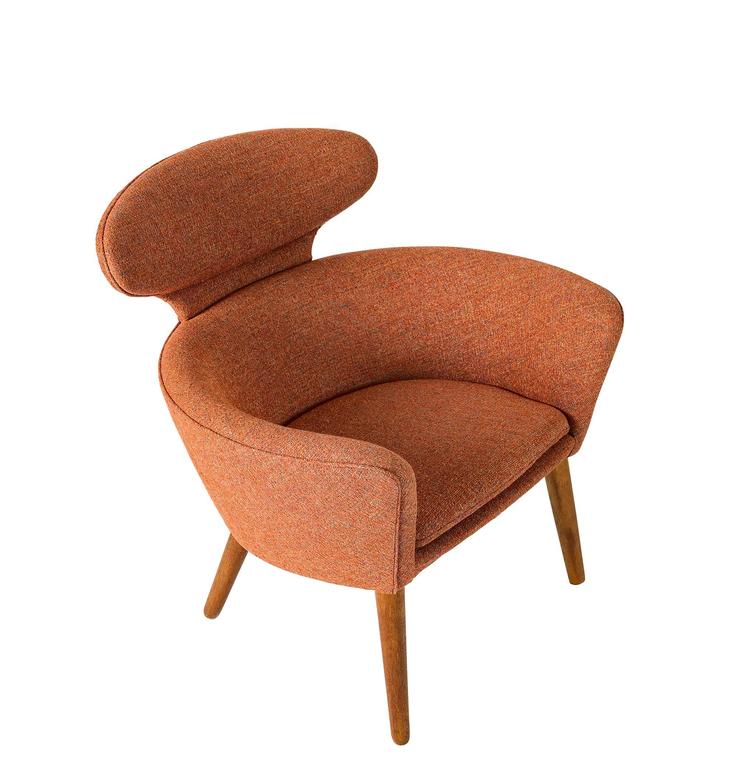 Unusual Danish Lounge Chair at 1stDibs