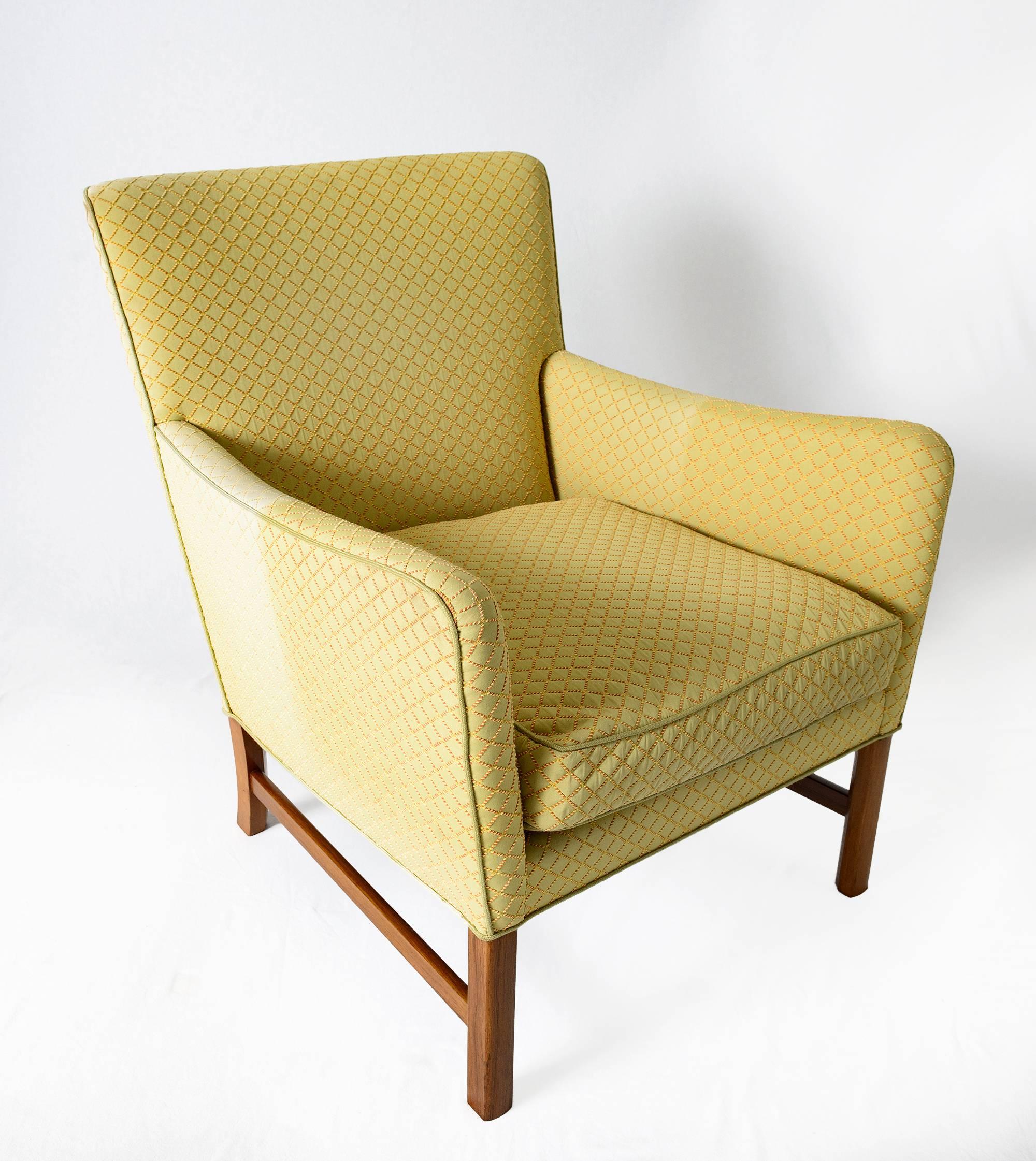 Chaise longue Ole Wanscher conçue en 1960 et produite par A. J. Iversen.