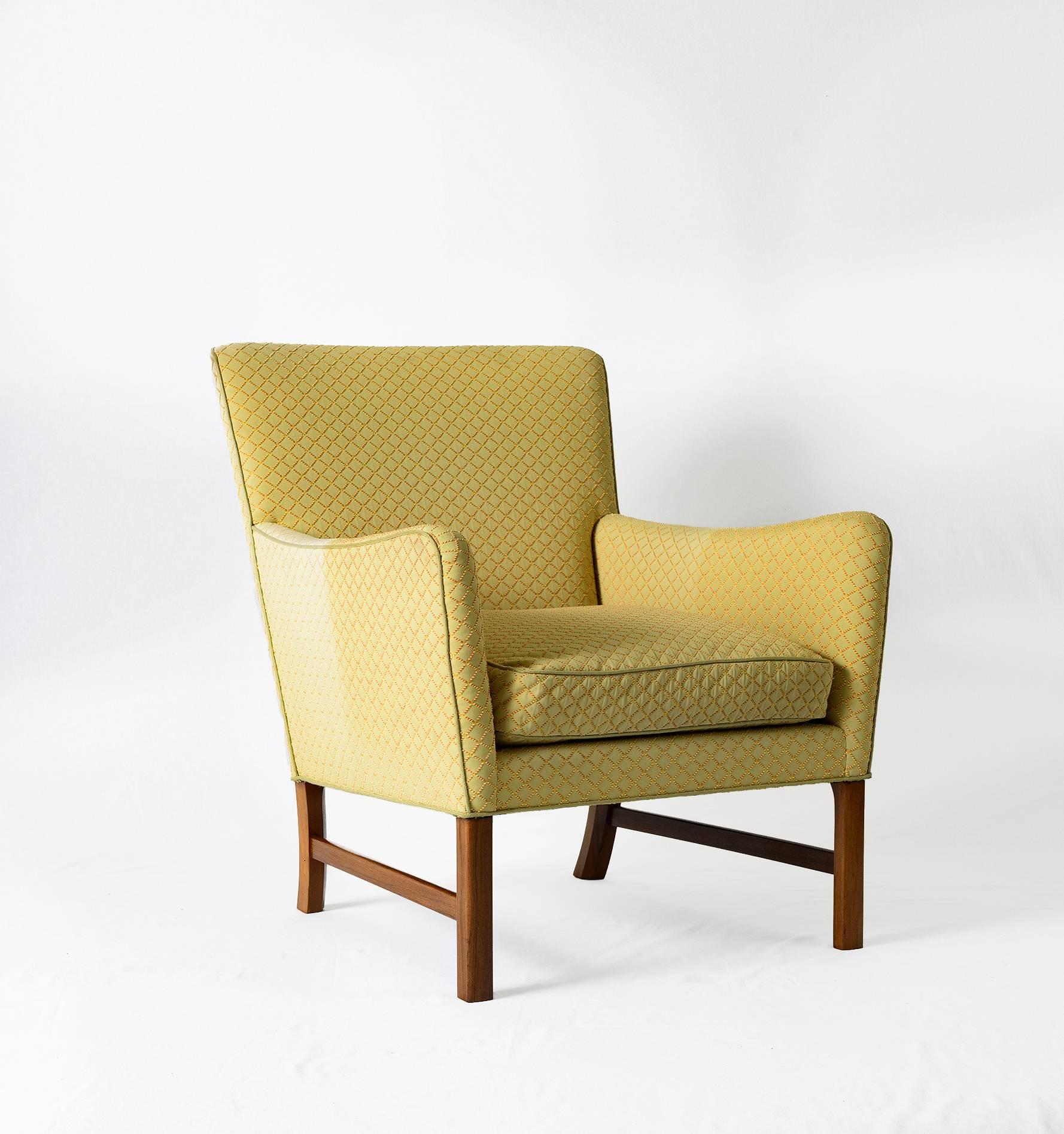 Mid-20th Century Ole Wanscher Rosewood Lounge Chair For Sale