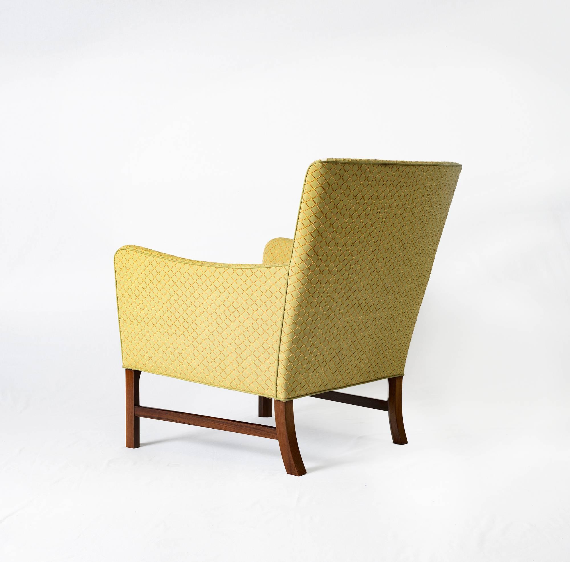 Danish Ole Wanscher Rosewood Lounge Chair For Sale