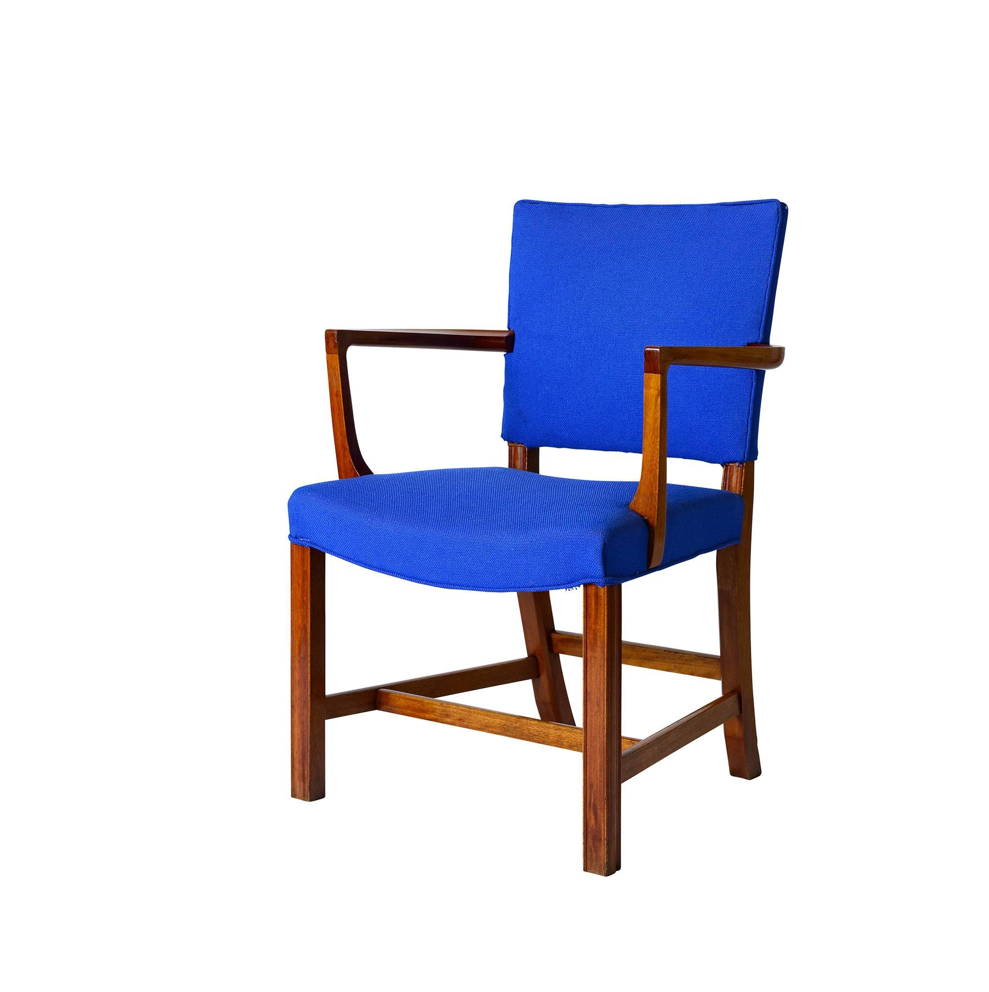 Set aus sechs Kaare Klint-Sesseln (Skandinavische Moderne) im Angebot