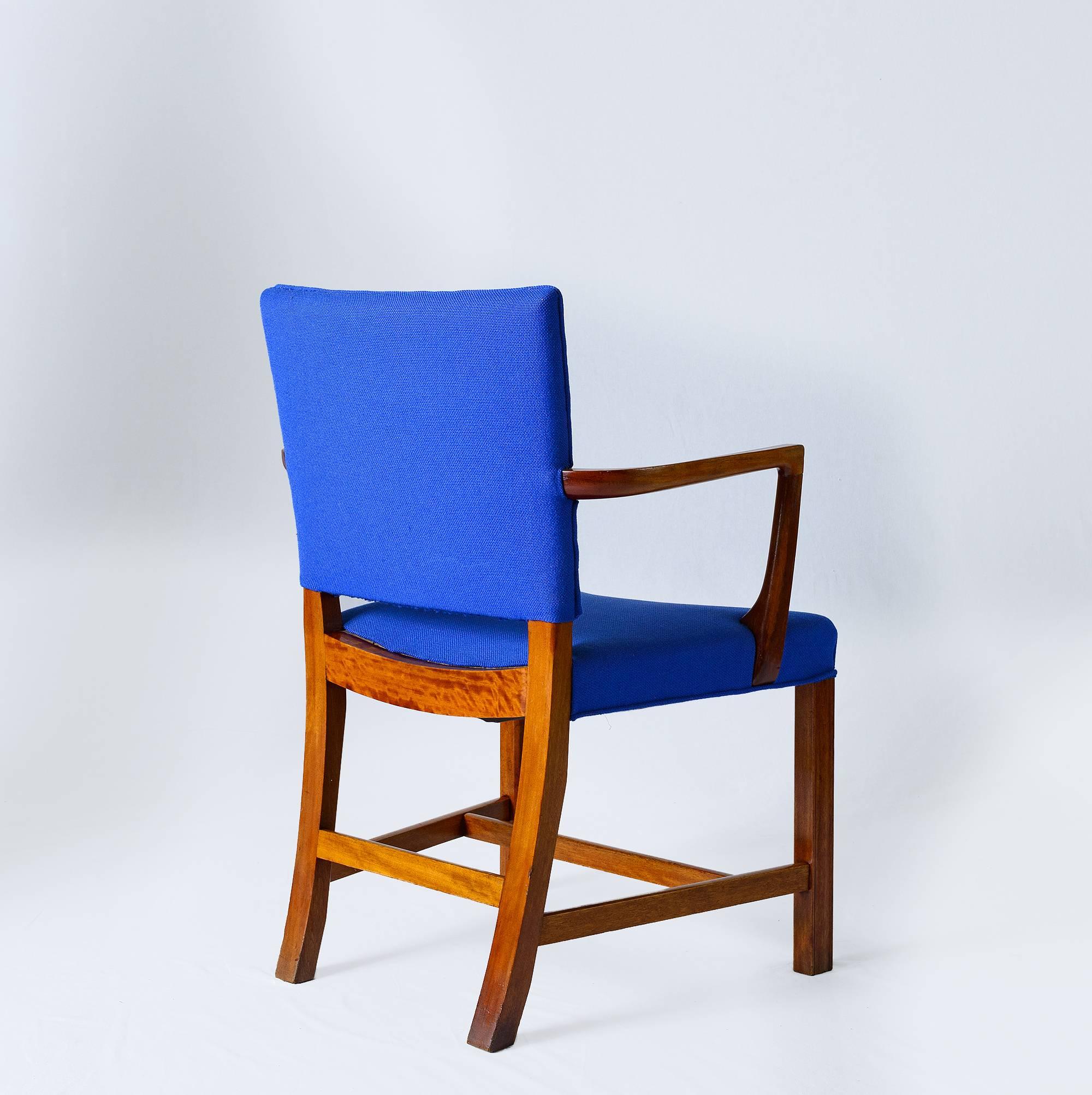 Mid-20th Century Set of Six Kaare Klint Armchairs For Sale