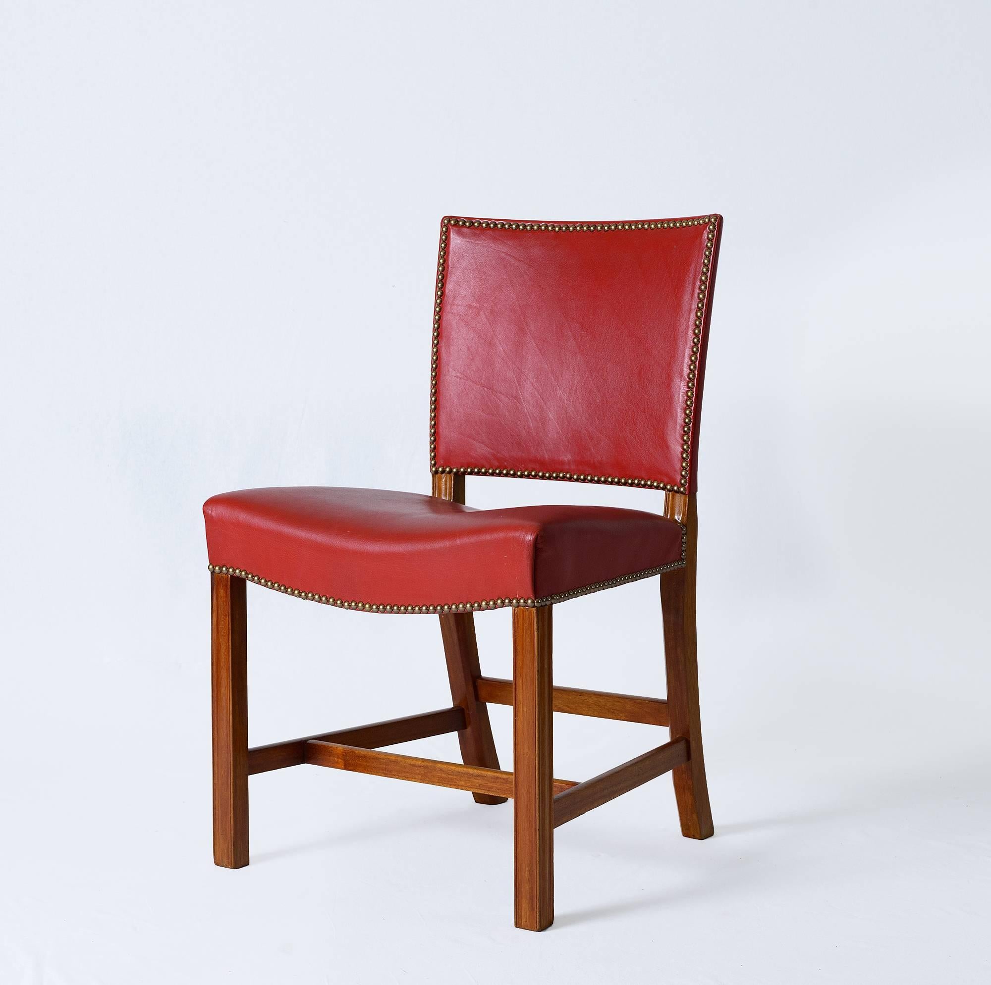 Danish Set of Eight Kaare Klint Dining Chairs