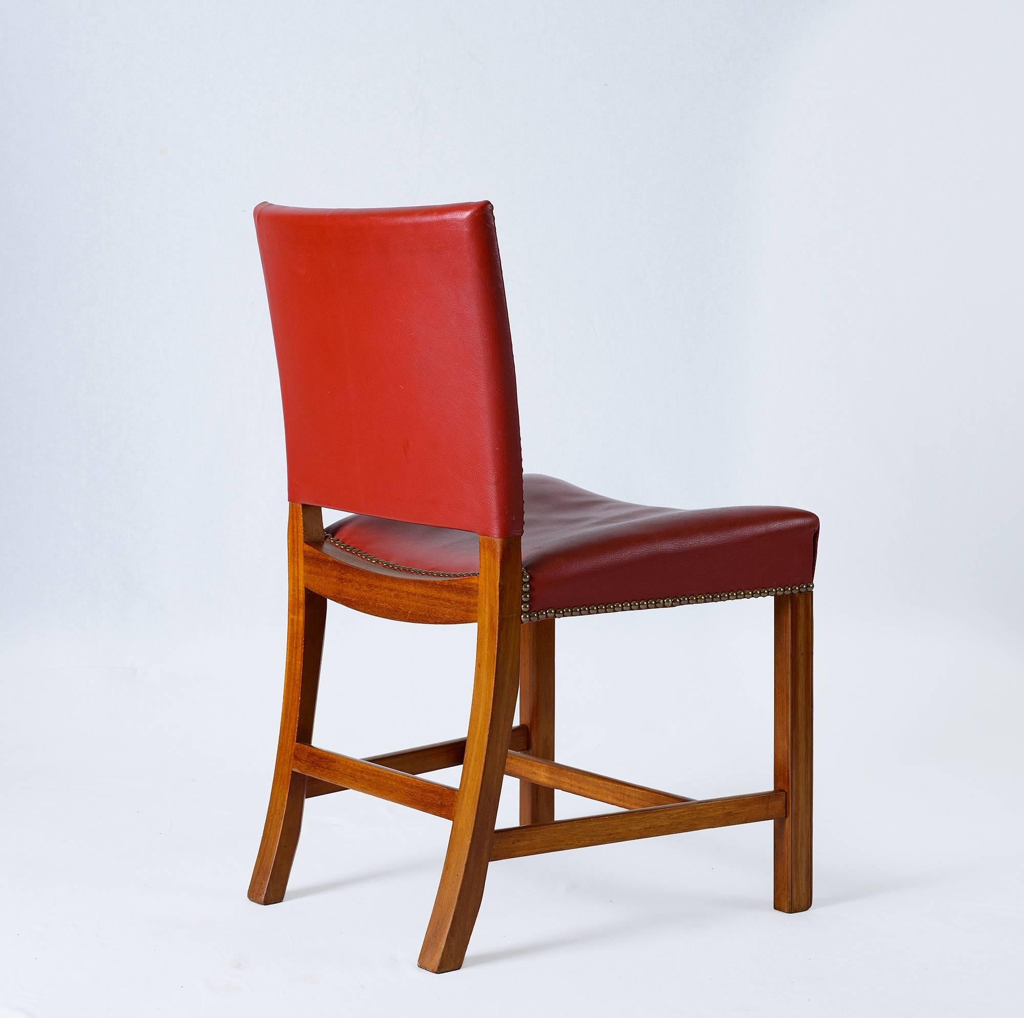 Set of Eight Kaare Klint Dining Chairs In Good Condition In Los Angeles, CA