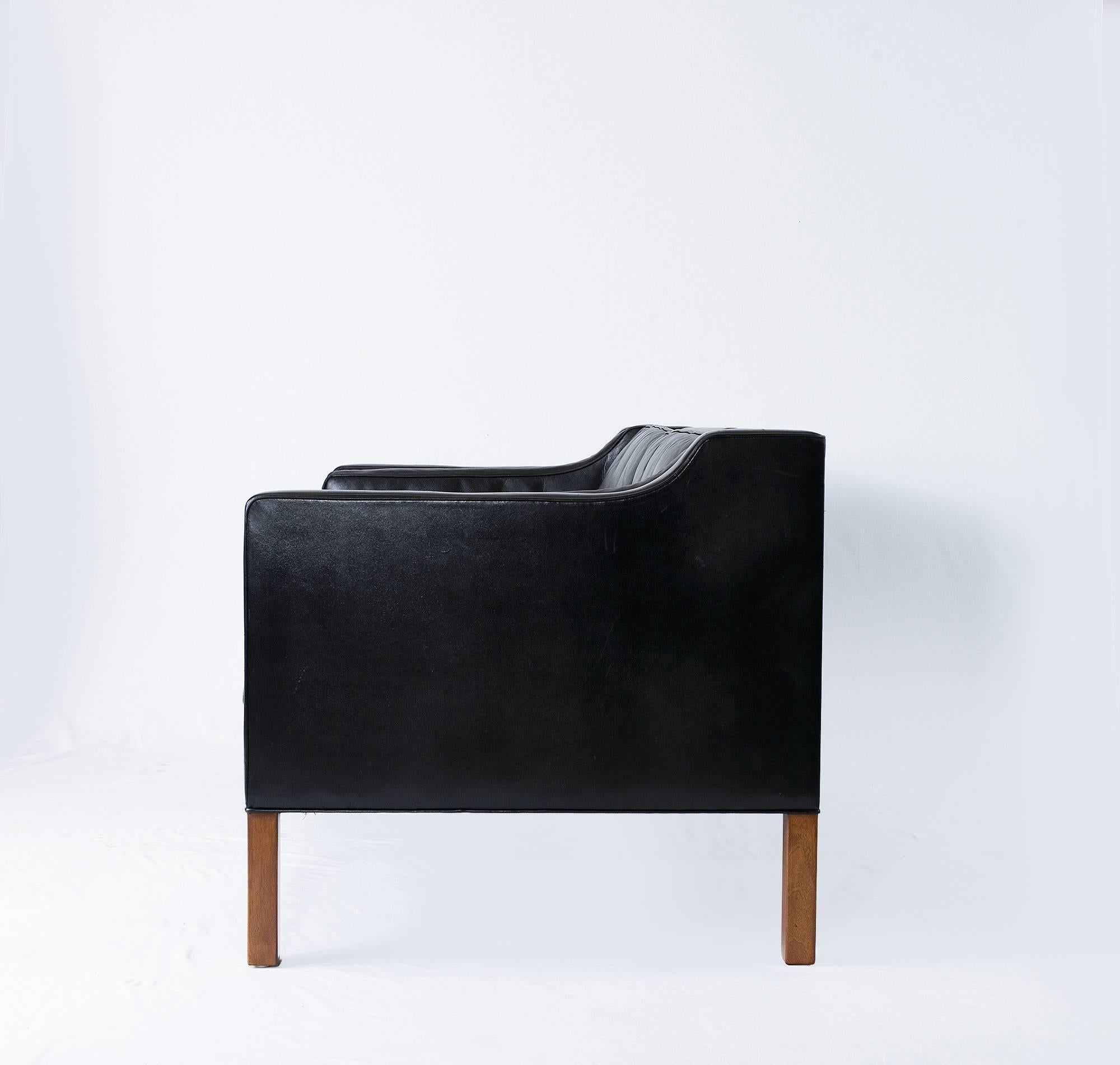 Danish Borge Mogensen Model #2212 Two-Seat Sofa