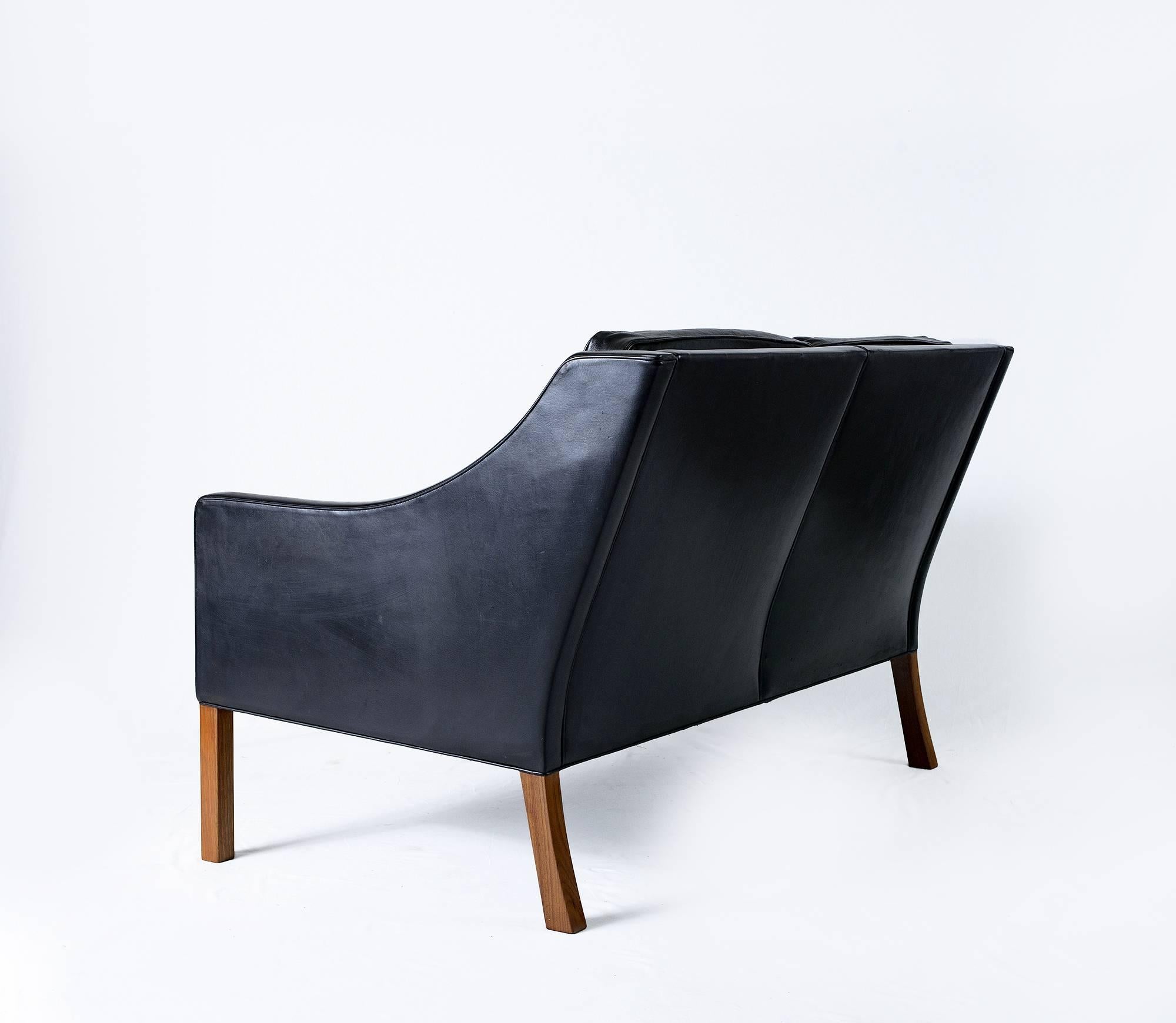 Brge Mogensen Modell #2208 Zweisitzer-Sofa (Ende des 20. Jahrhunderts) im Angebot