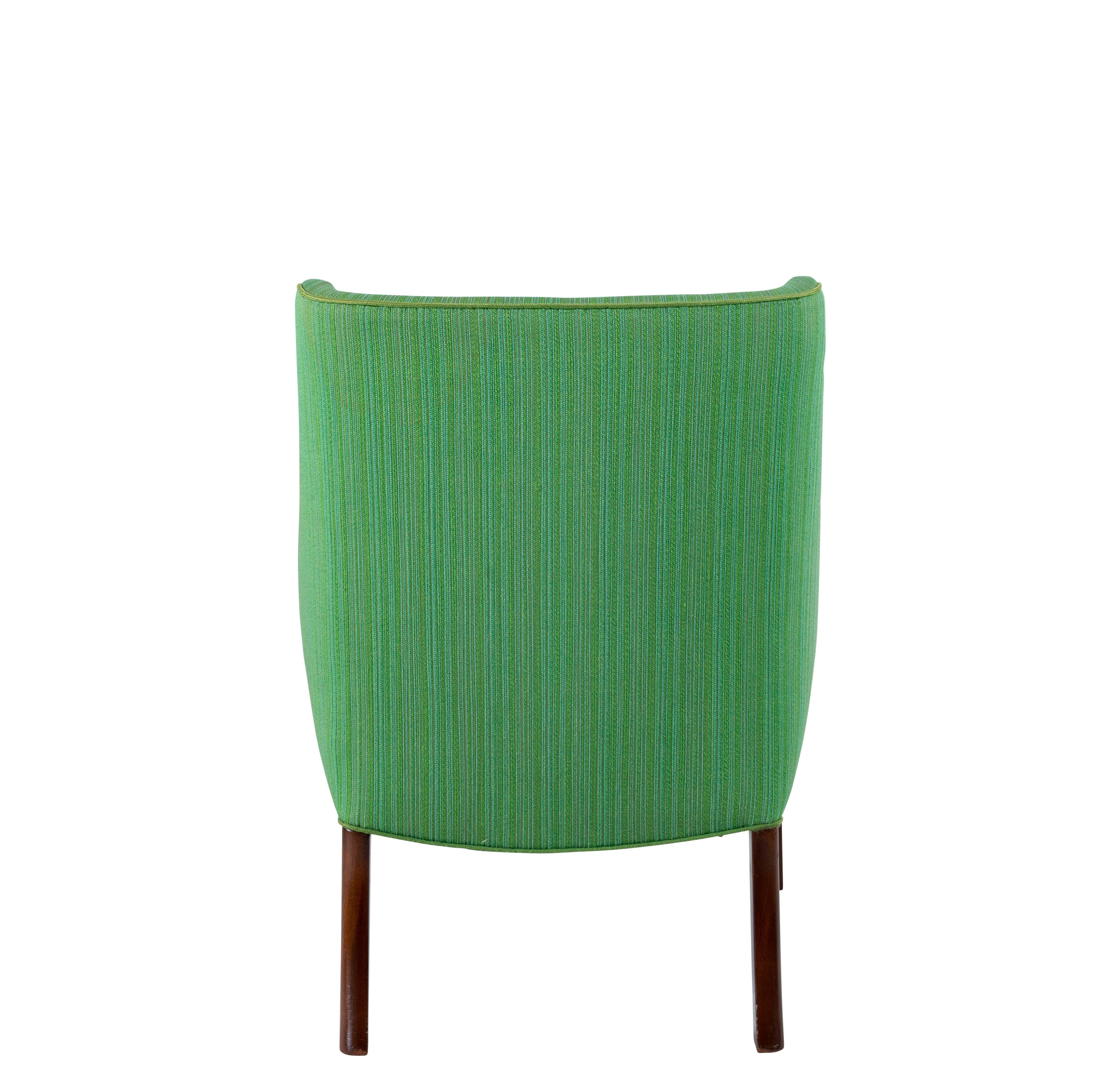 Mid-20th Century Frits Henningsen Lounge Chair For Sale