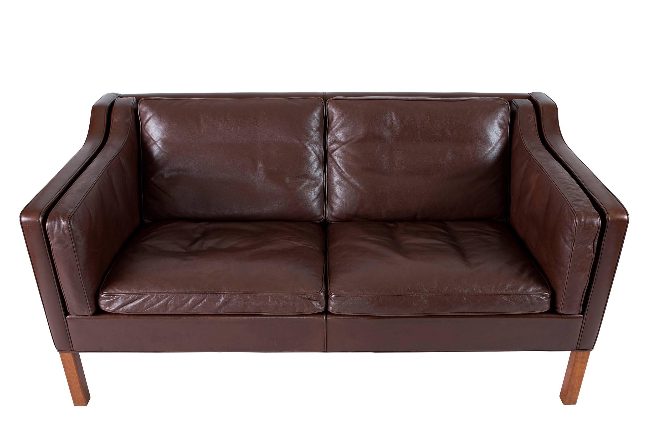 Børge Mogensen Modell #2212 Zweisitziges Sofa im Angebot 1