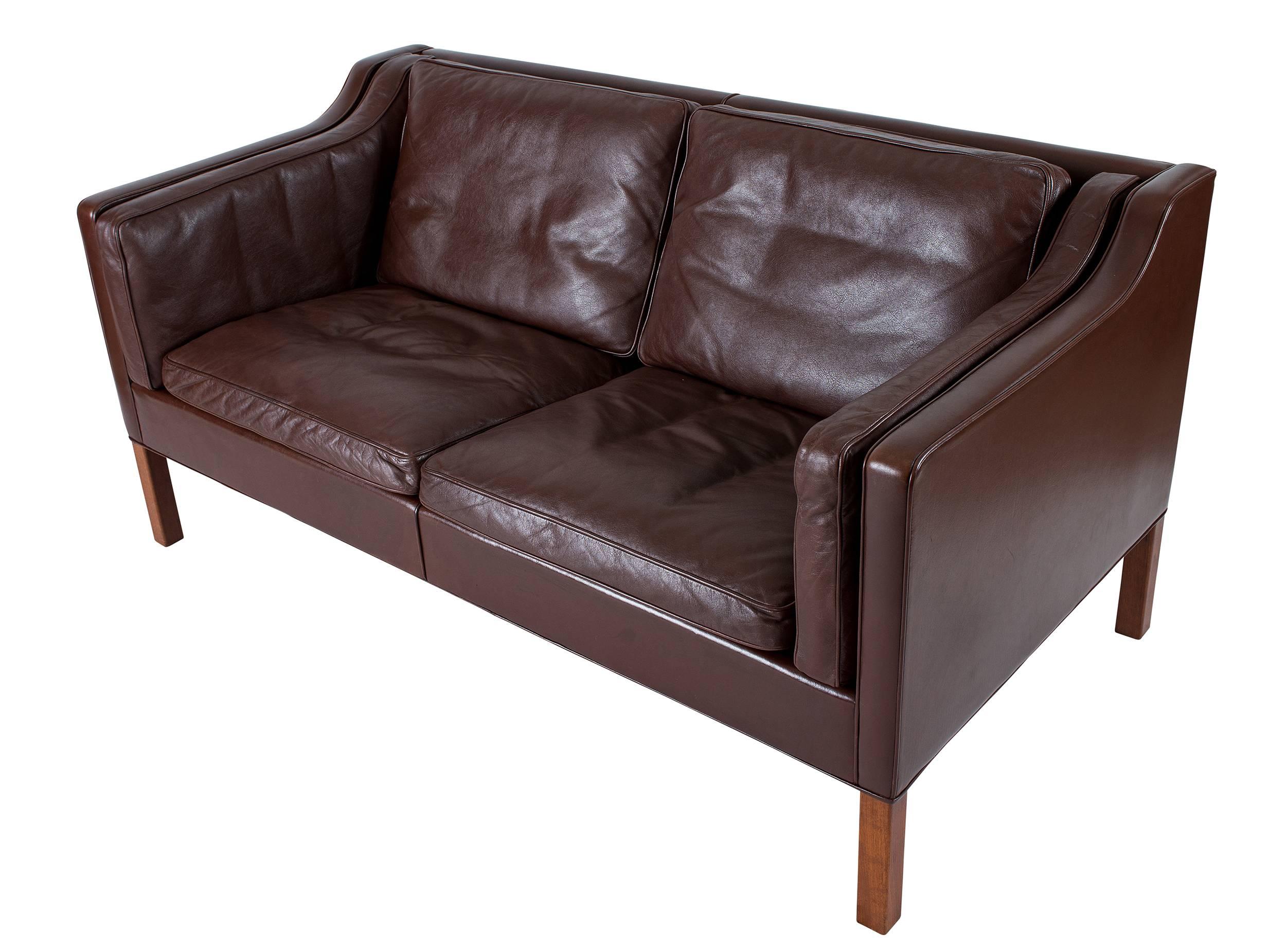 Børge Mogensen Modell #2212 Zweisitziges Sofa (Dänisch) im Angebot