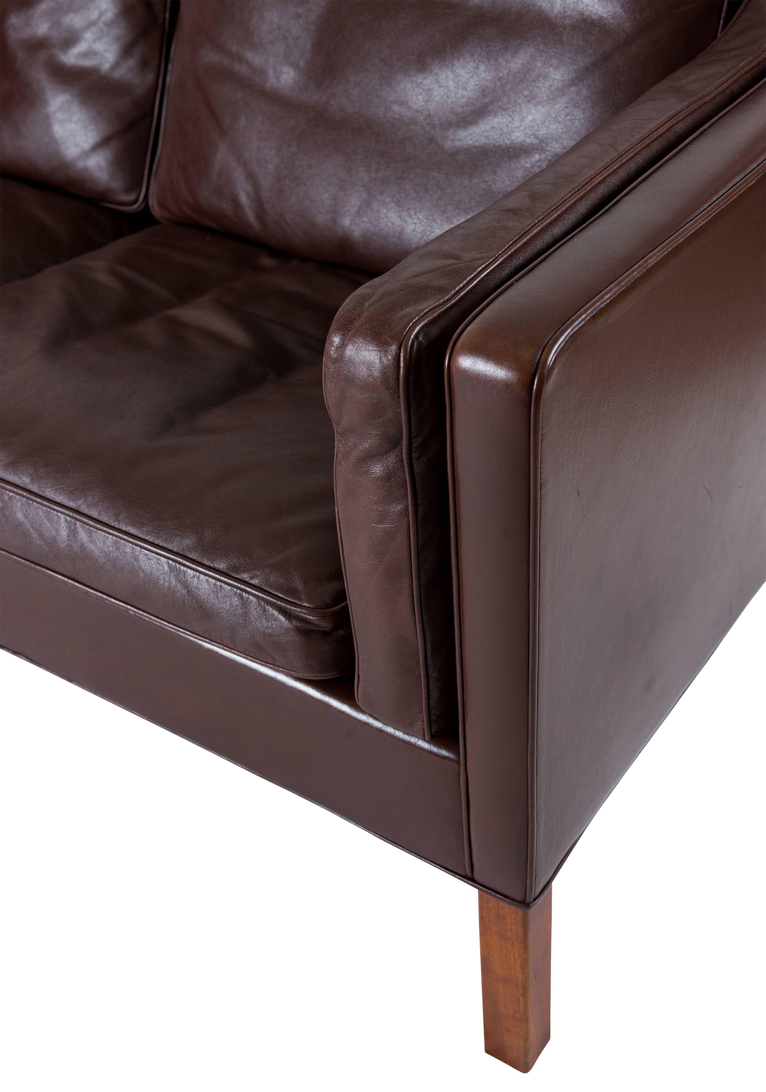 Børge Mogensen Modell #2212 Zweisitziges Sofa im Angebot 3