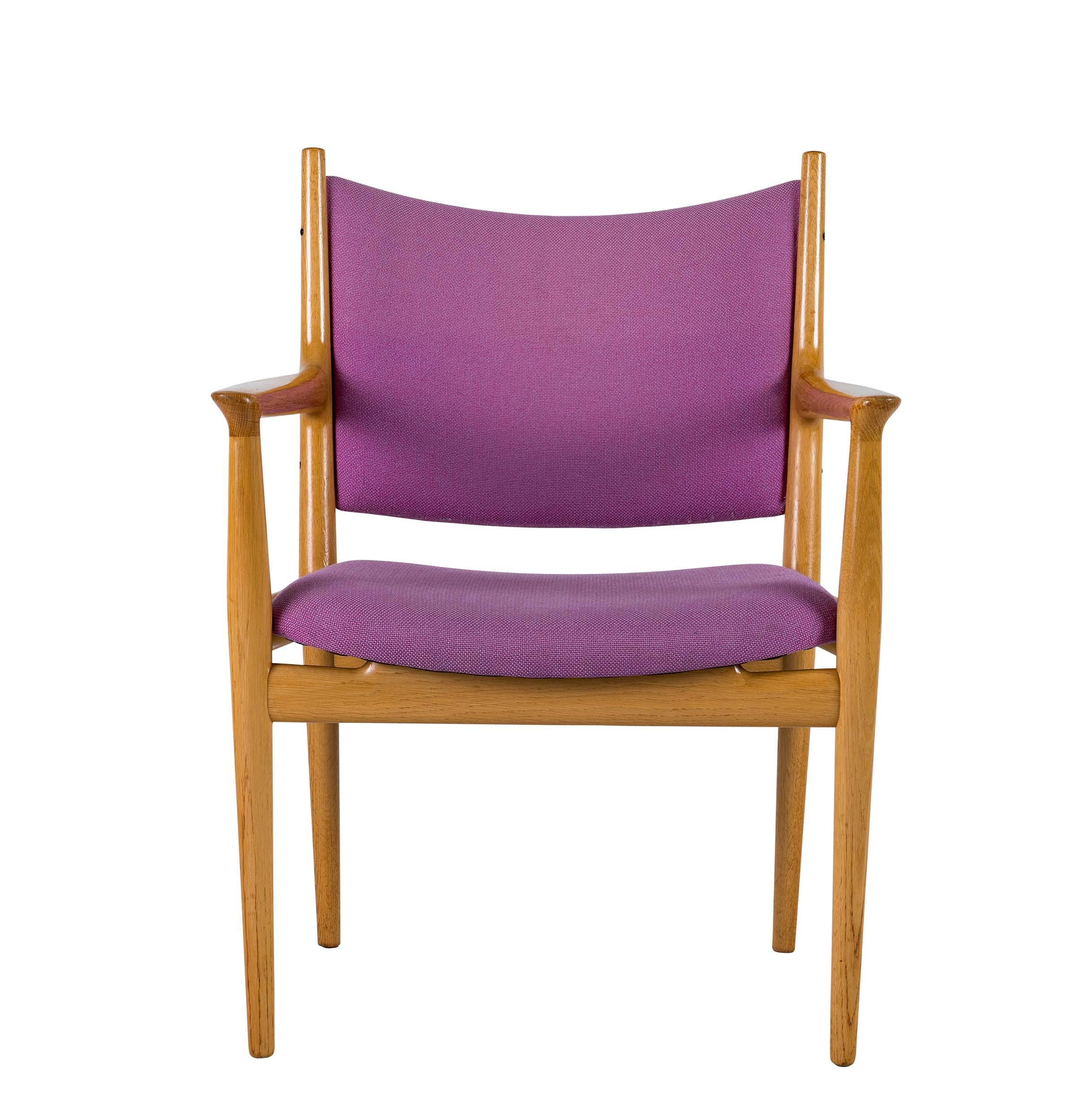 Scandinave moderne 6 fauteuils Hans Wegner JH-509 en vente