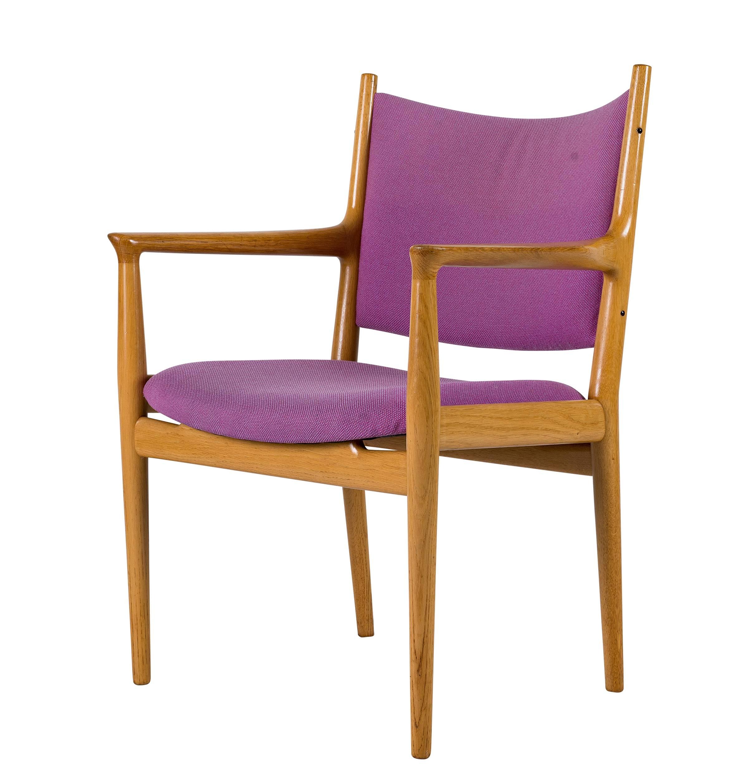 Danois 6 fauteuils Hans Wegner JH-509 en vente