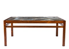 Danish Abstract Tile Coffee Table