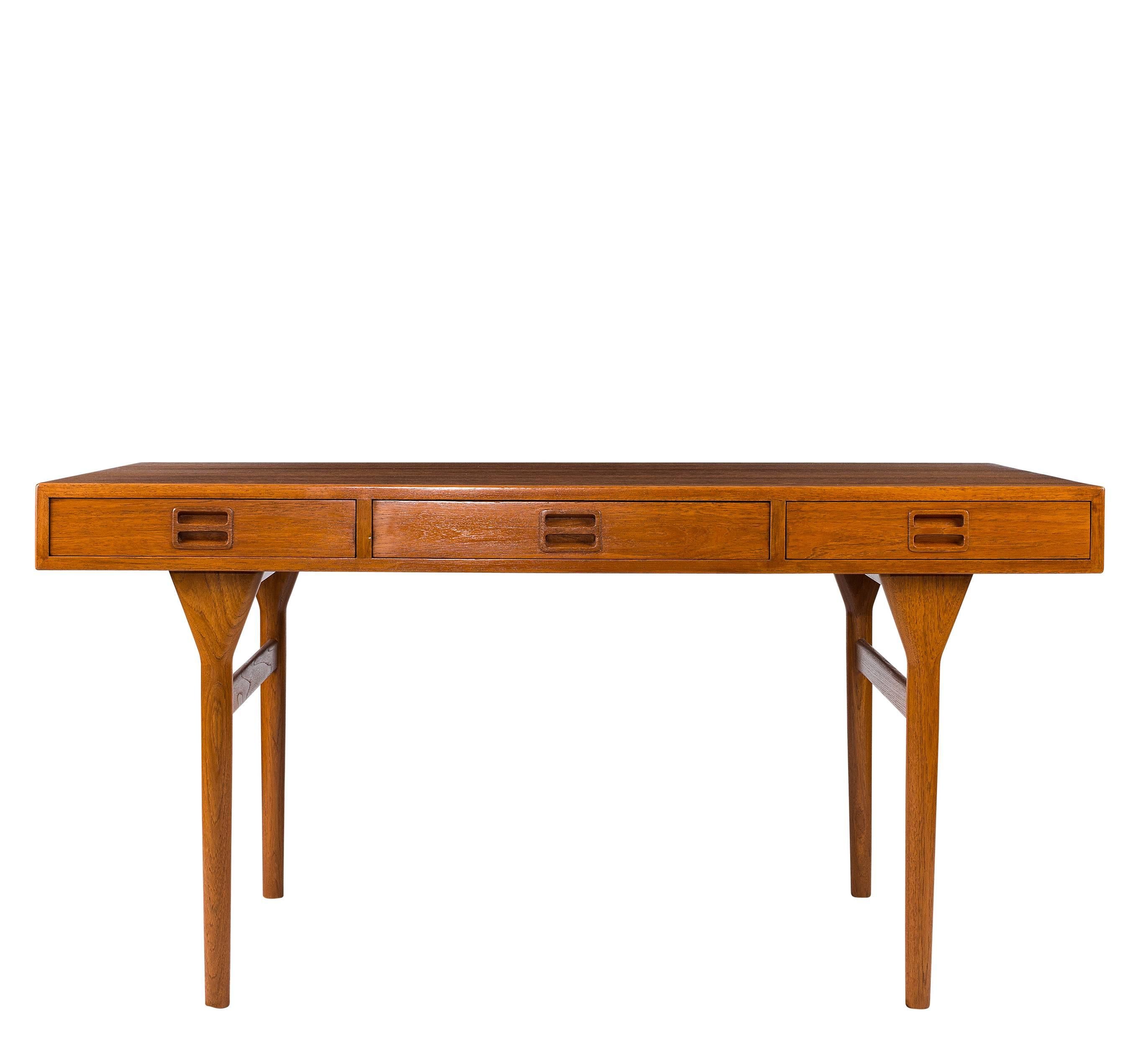 Nanna Ditzel desk designed in 1958 and produced by Soren Willadsen Mobelfabrik.