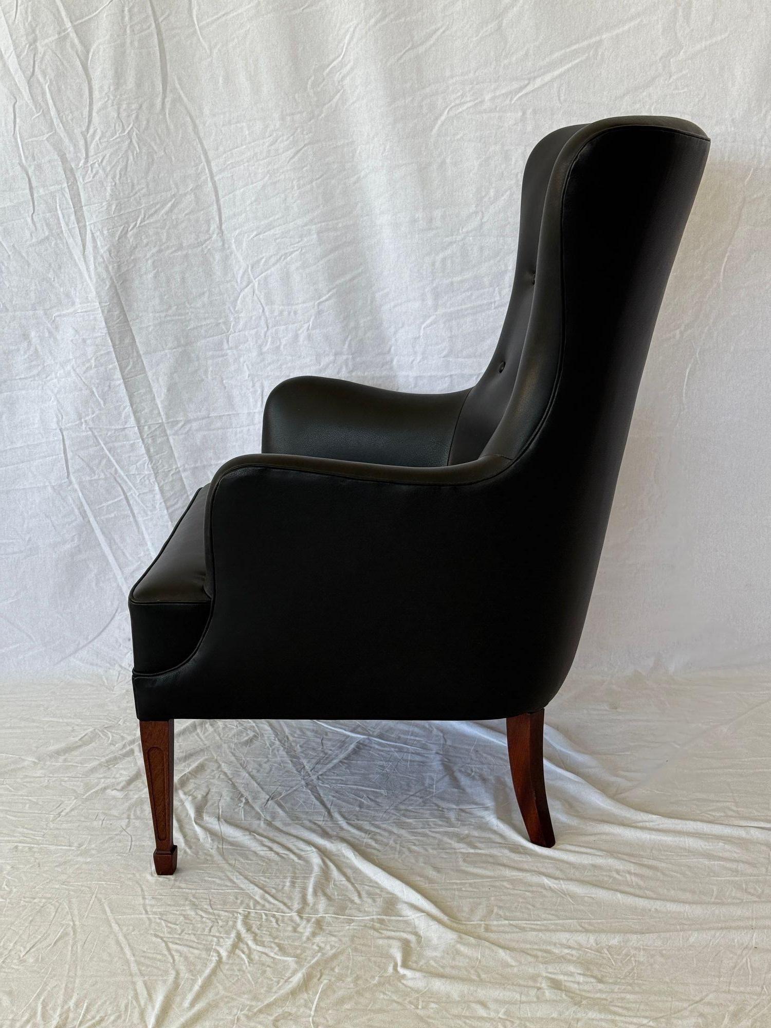 Sillón Frits Henningsen Highback Escandinavo moderno en venta