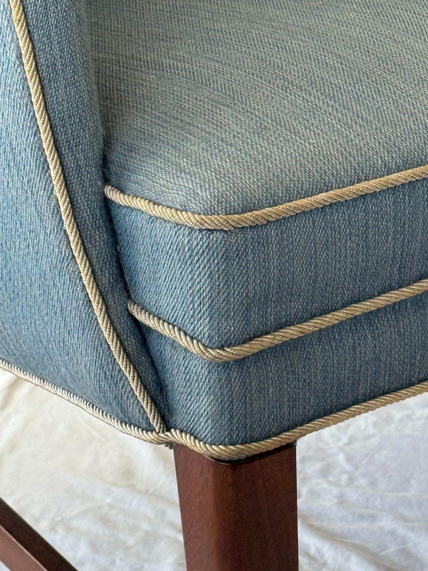 Fabric Frits Henningsen Settee For Sale