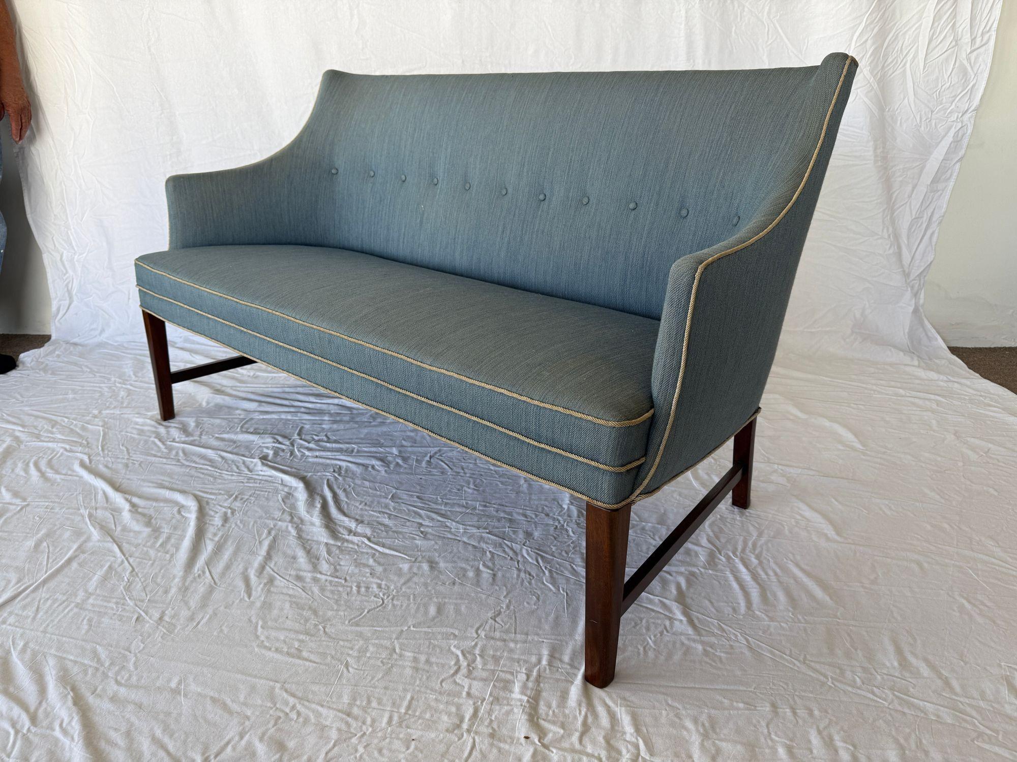 Frits Henningsen Settee. From the 1940's.   Nice Classic Design.