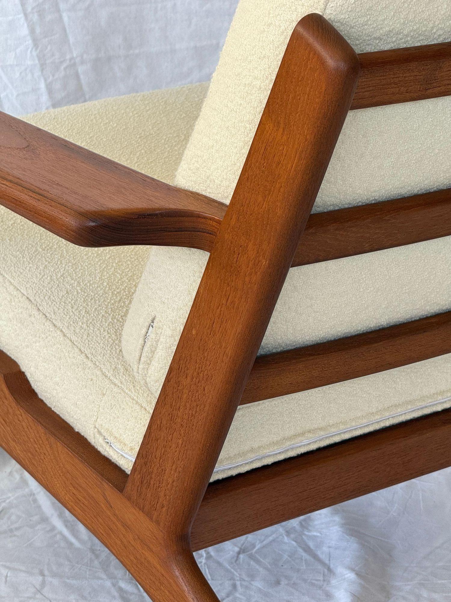 Hans Wegner GE-290 Teakholz-Loungesessel im Zustand „Hervorragend“ in Los Angeles, CA