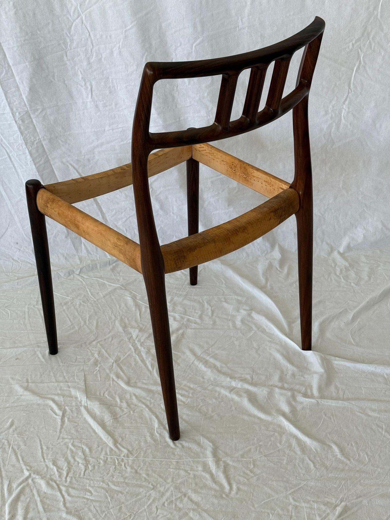 Satz von 4 Niels Moller Model No. 79 Palisander-Esszimmerstühlen (Dänisch) im Angebot