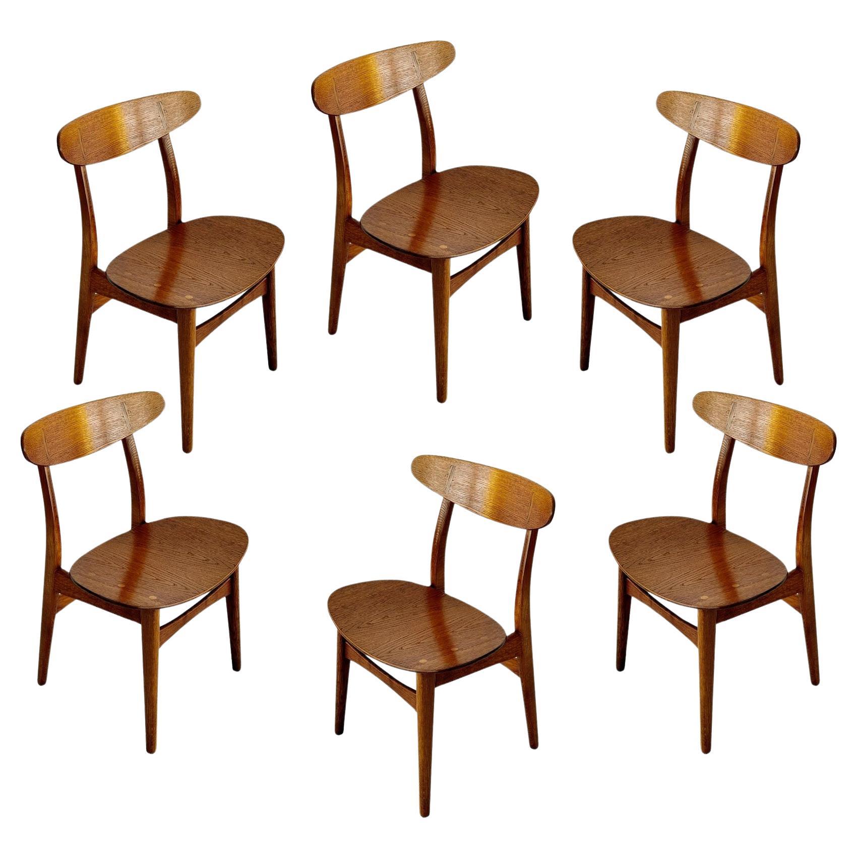 6er-Set Hans Wegner CH-30 Esszimmerstühle im Angebot