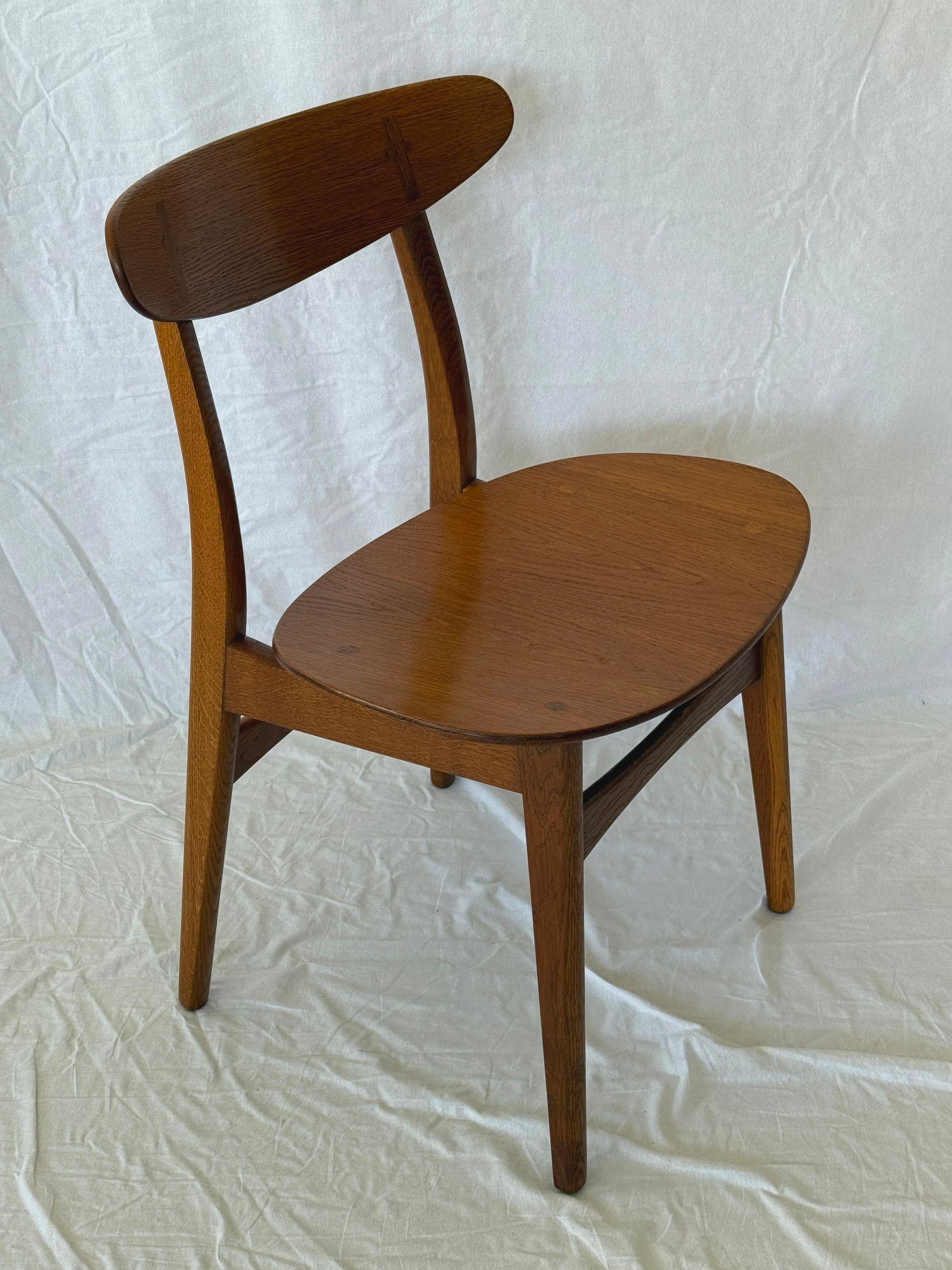 6er-Set Hans Wegner CH-30 Esszimmerstühle im Angebot 4