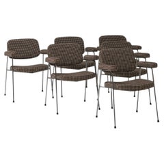 Lot de six fauteuils CM 197, créés par Pierre Paulin pour Thonet, France, années 1950