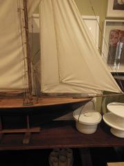 Monumental Vintage Pond Boat