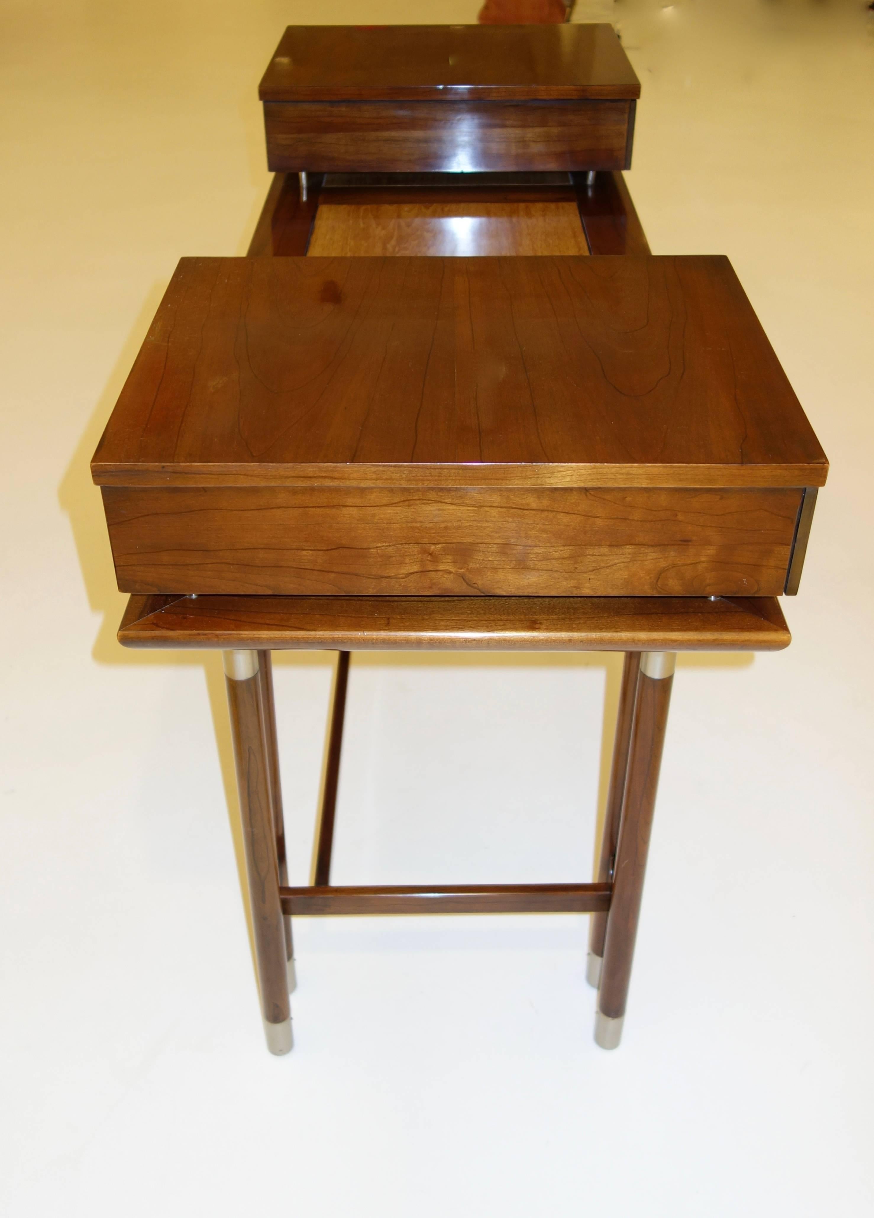 Late 20th Century Mid-Century Modern Writing Desk or Vanity