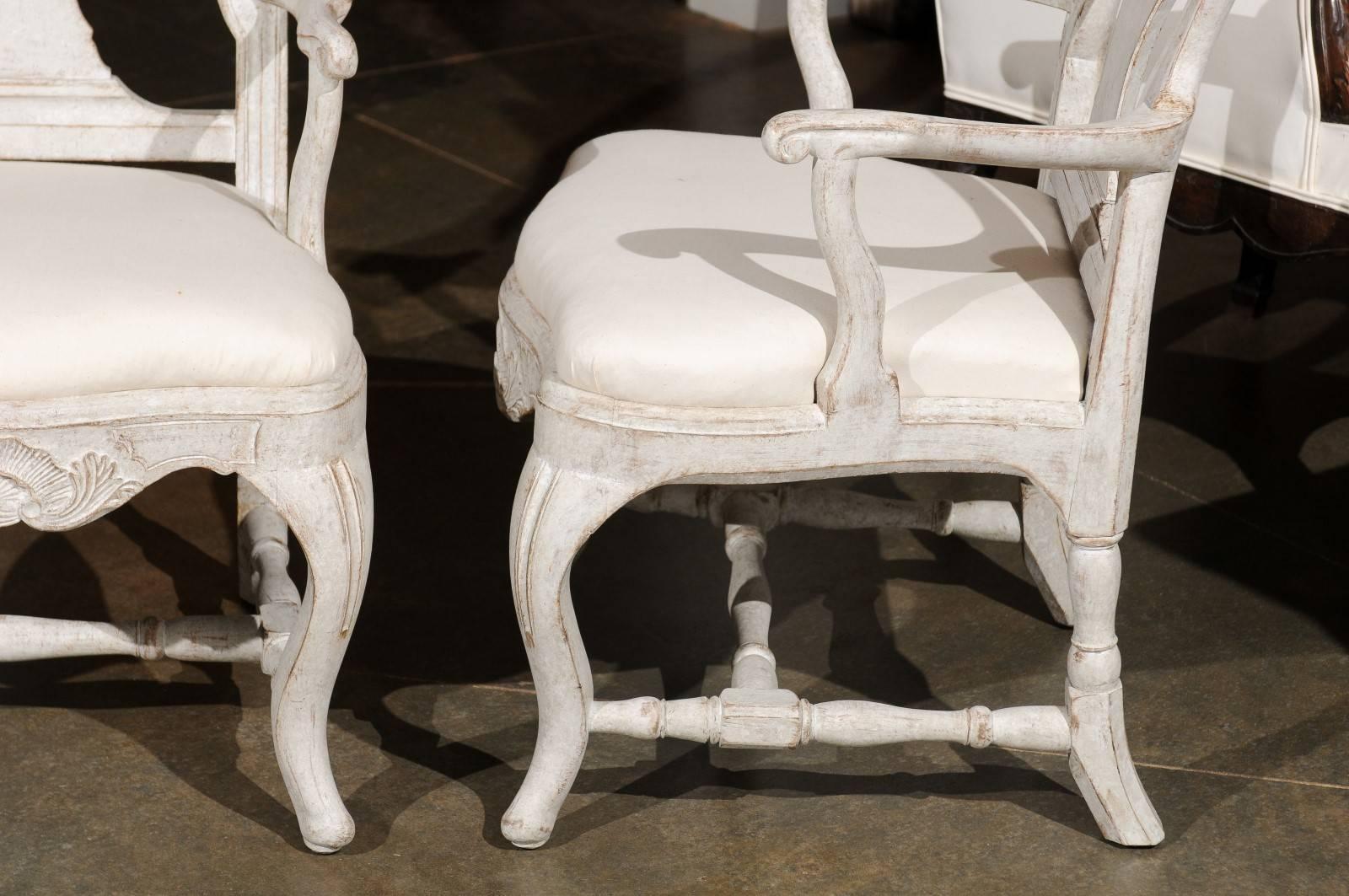 Pair of 19th Century Swedish Armchairs 3