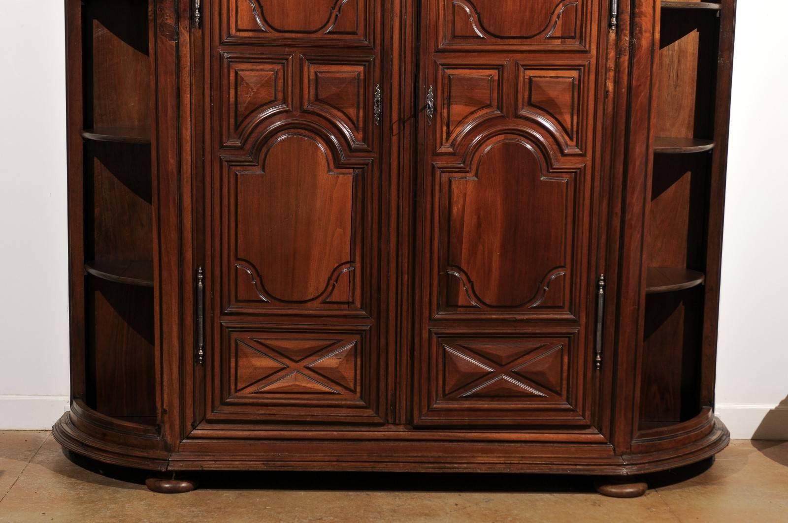 armoire with open shelves