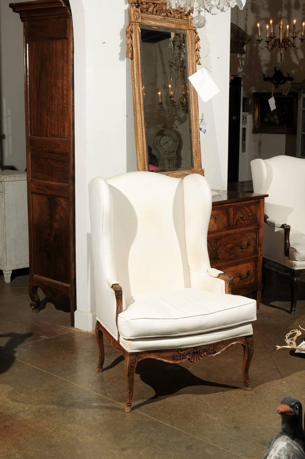 french wingback chairs