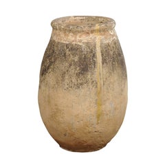 French Terracotta Biot Jar with Traces of Glaze from Provence, circa 1800