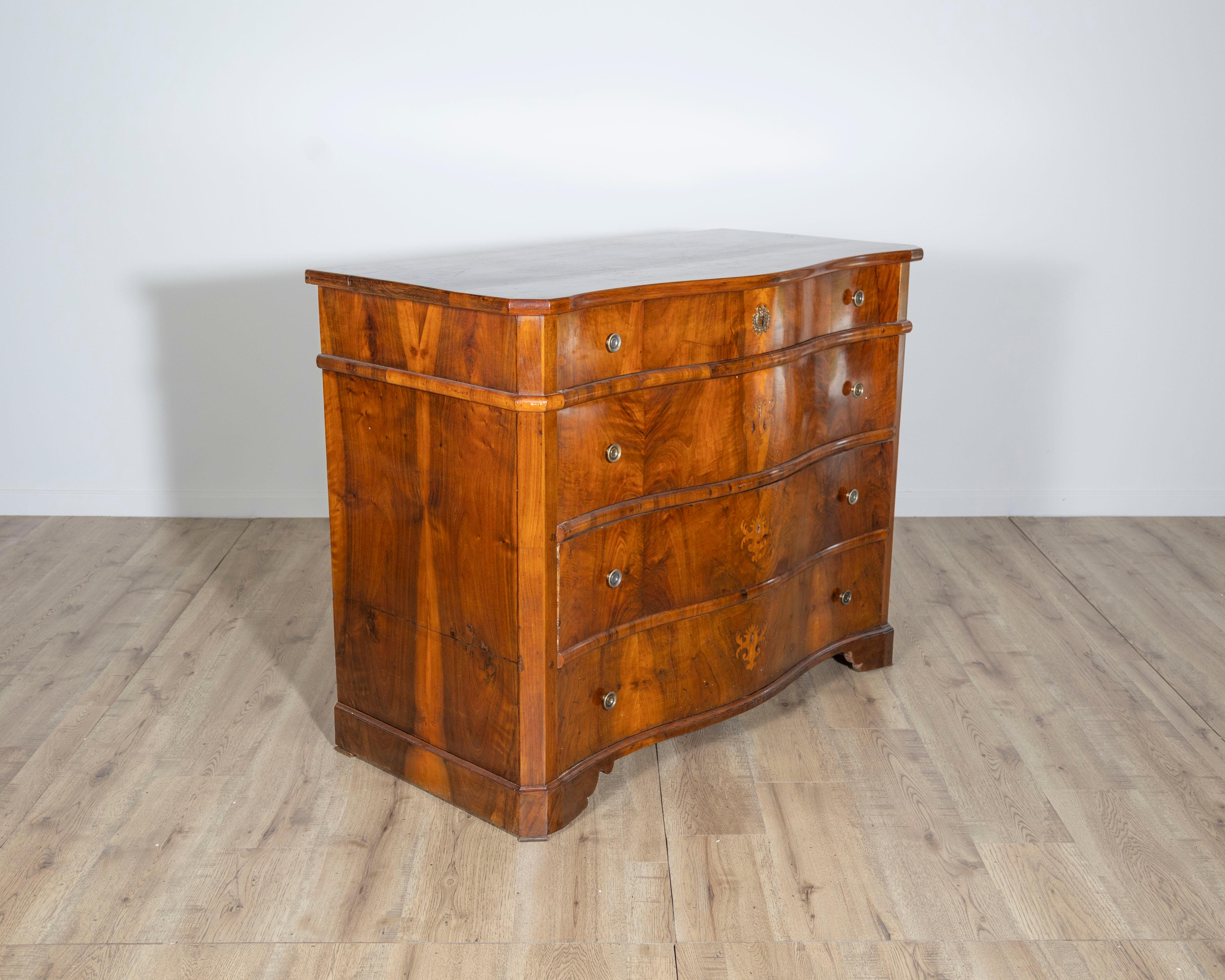 18th Century and Earlier ON HOLD - Pair of 18th Century Italian Commodes For Sale