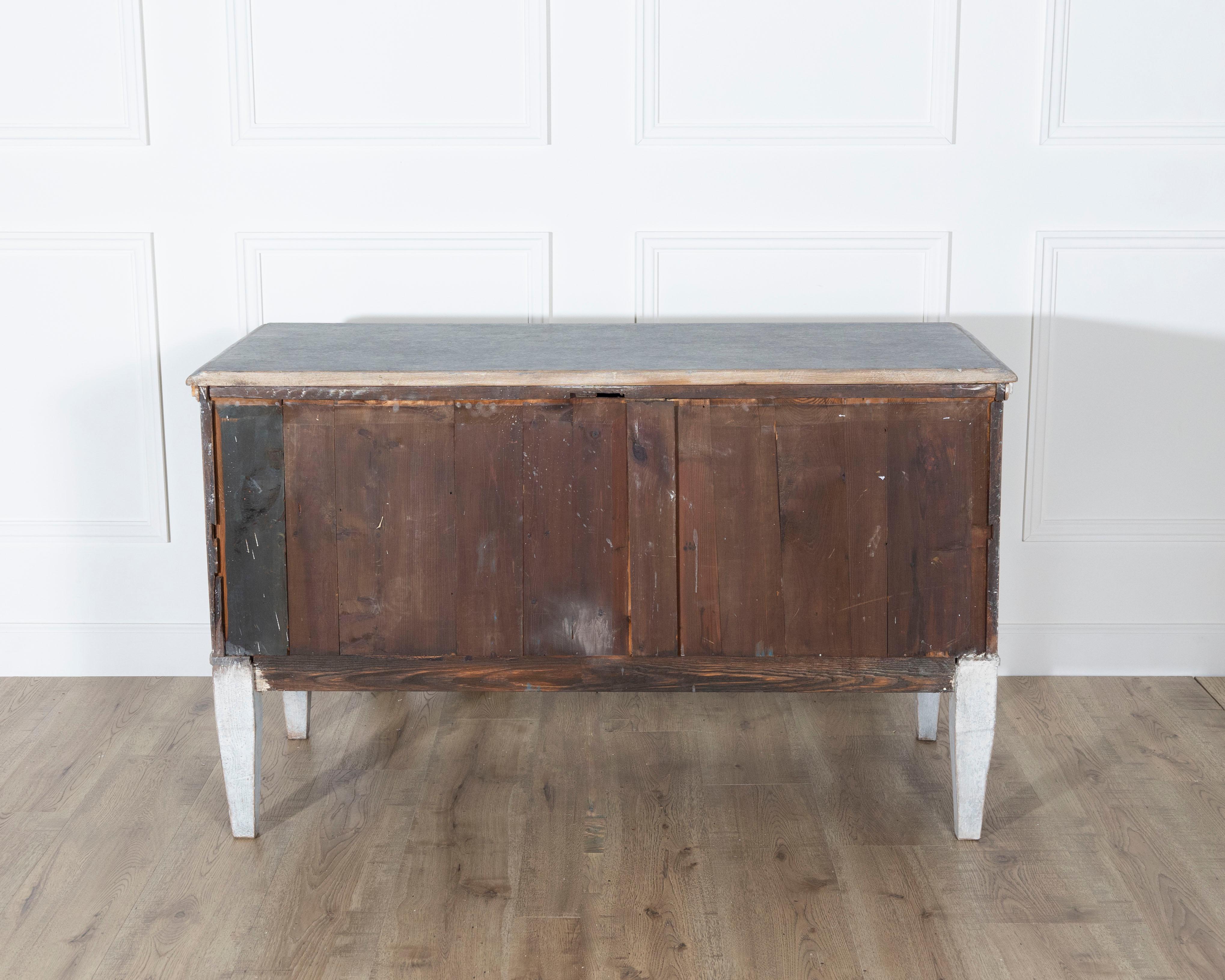 Pair of Danish Painted Chests of Drawers in Grey, circa Late 19th Century For Sale 6