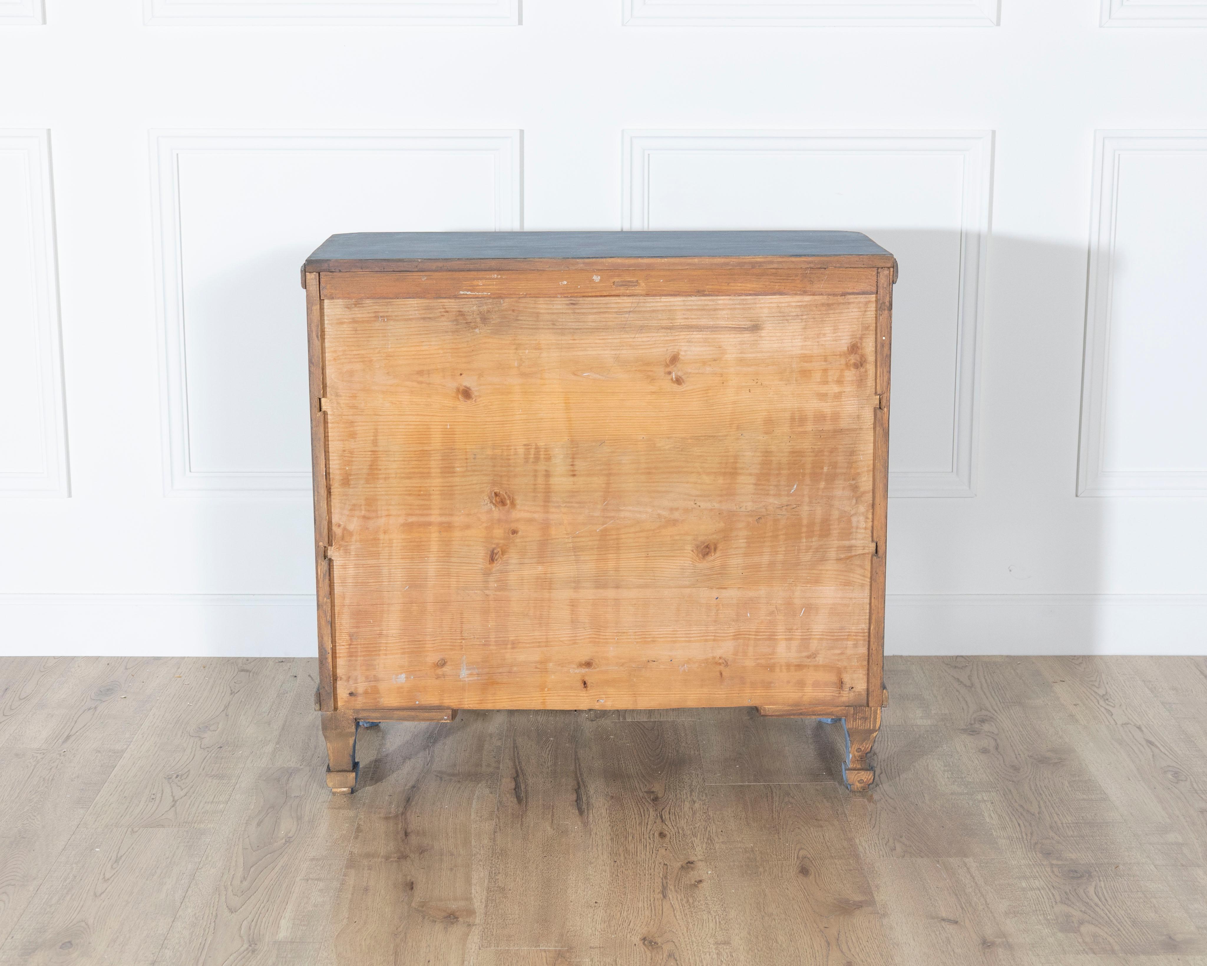 Pair of Swedish Blue Painted Chests of Drawers, circa 1870 For Sale 6