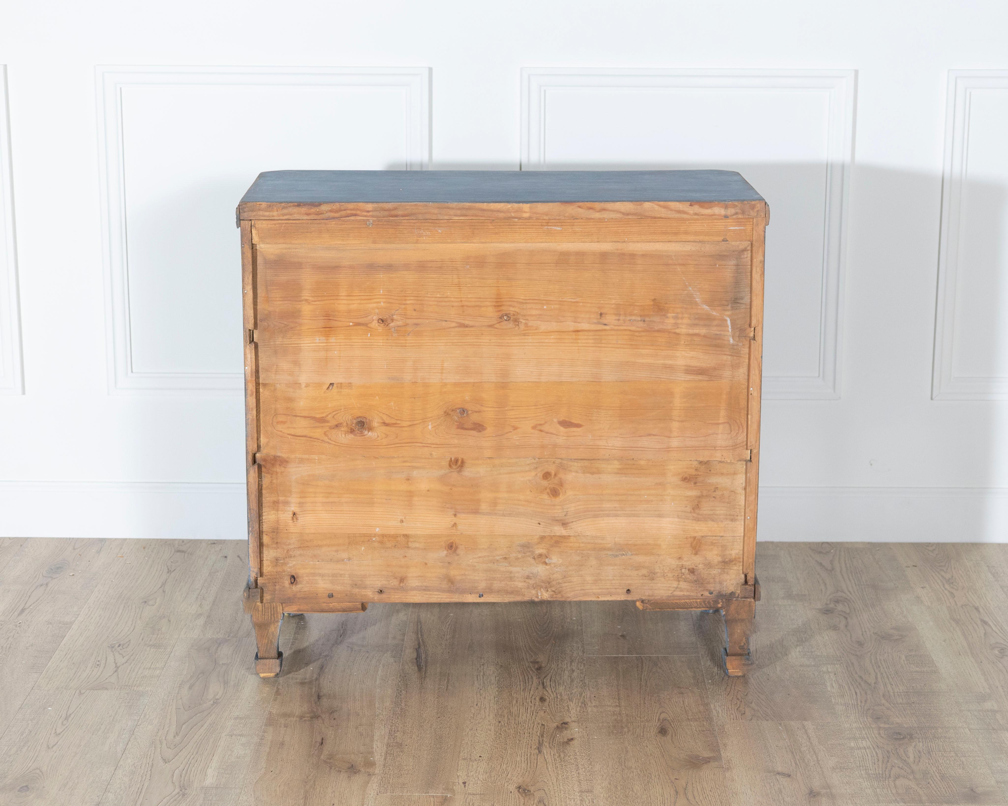 Pair of Swedish Blue Painted Chests of Drawers, circa 1870 For Sale 12