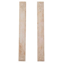 Pair of Antique French Painted Boiserie Panels