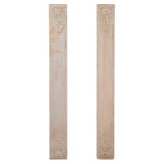 Pair of Antique French Painted Boiserie Panels
