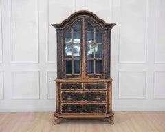 Period Rococo Cabinet with Glass Doors, circa 1820