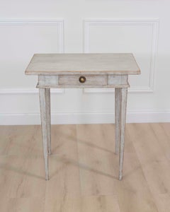 19th Century Gustavian Painted Side Table